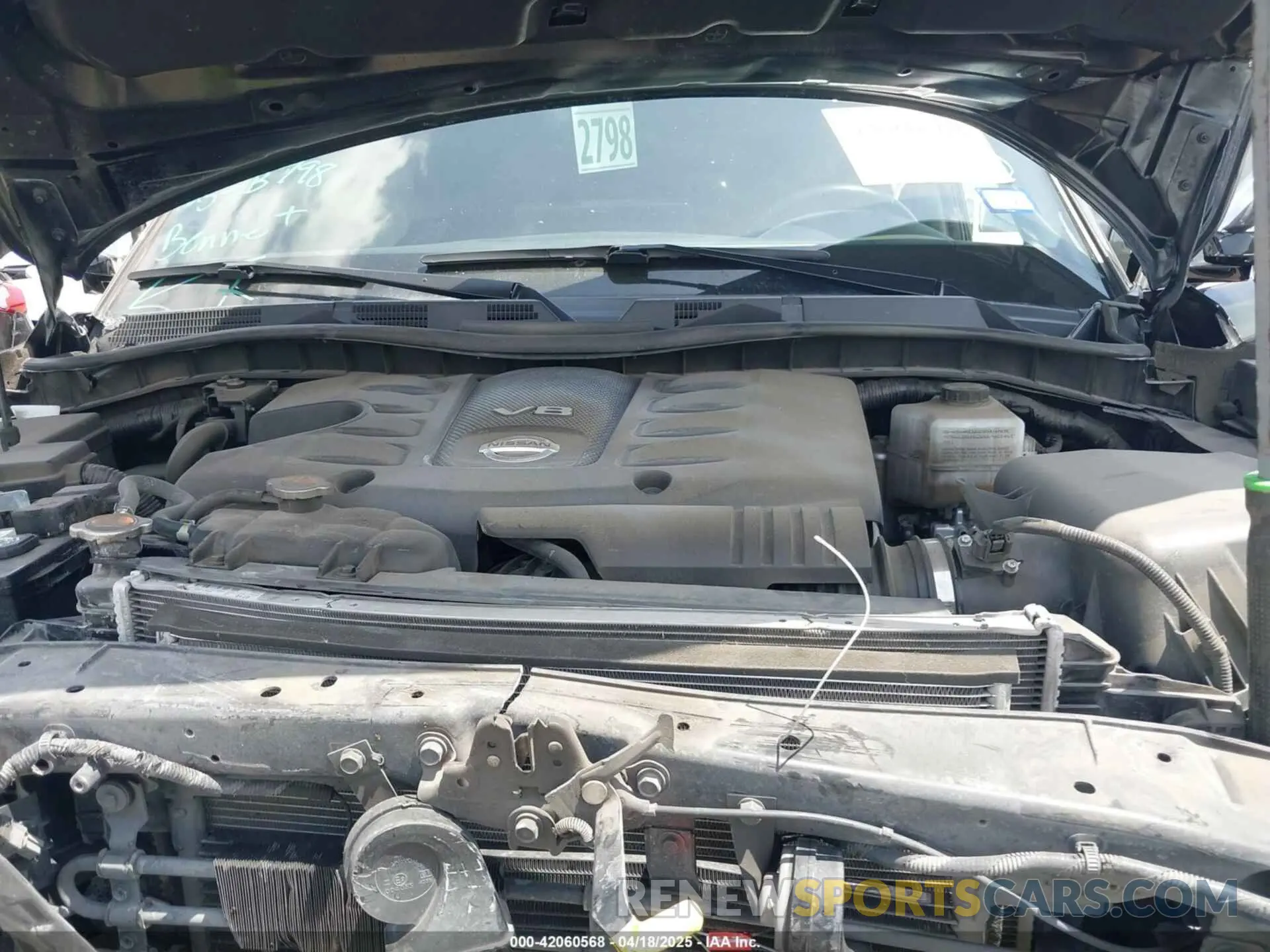 10 fotografías del automóvil dañado JN8AY2DA2P9401328 NISSAN ARMADA 2023