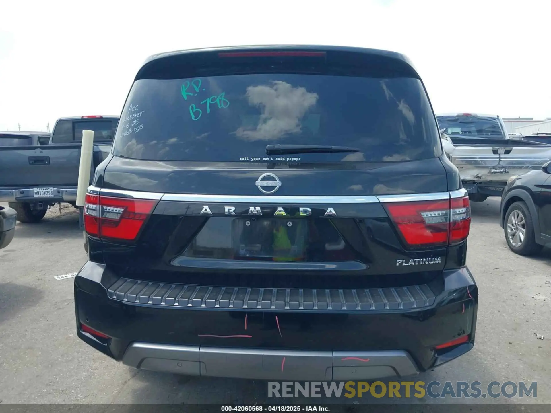 16 fotografías del automóvil dañado JN8AY2DA2P9401328 NISSAN ARMADA 2023