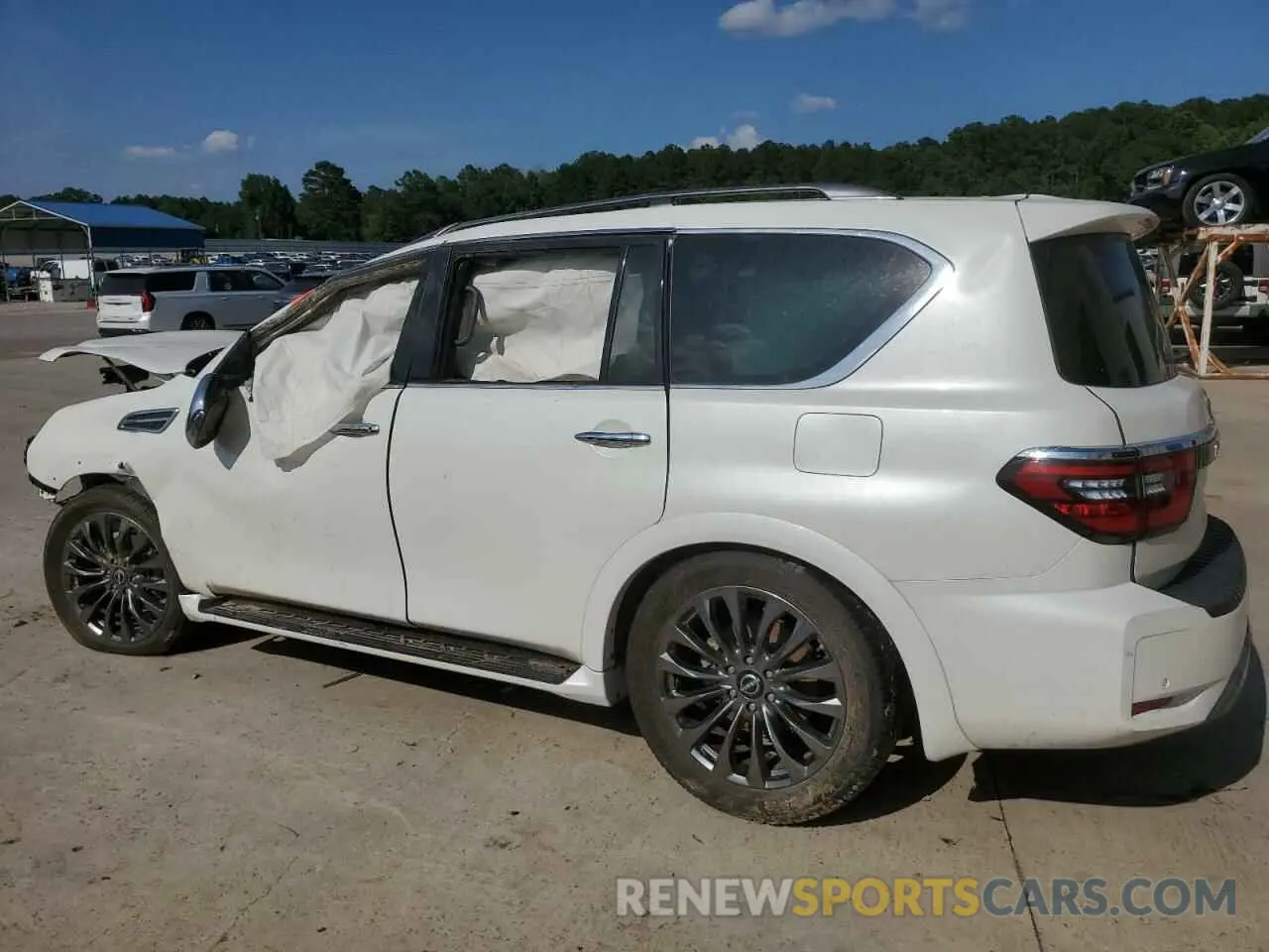 2 fotografías del automóvil dañado JN8AY2DA5P9402960 NISSAN ARMADA 2023