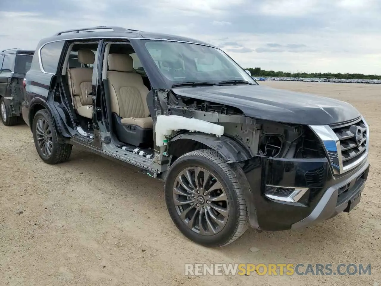 4 fotografías del automóvil dañado JN8AY2DB3P9837646 NISSAN ARMADA 2023
