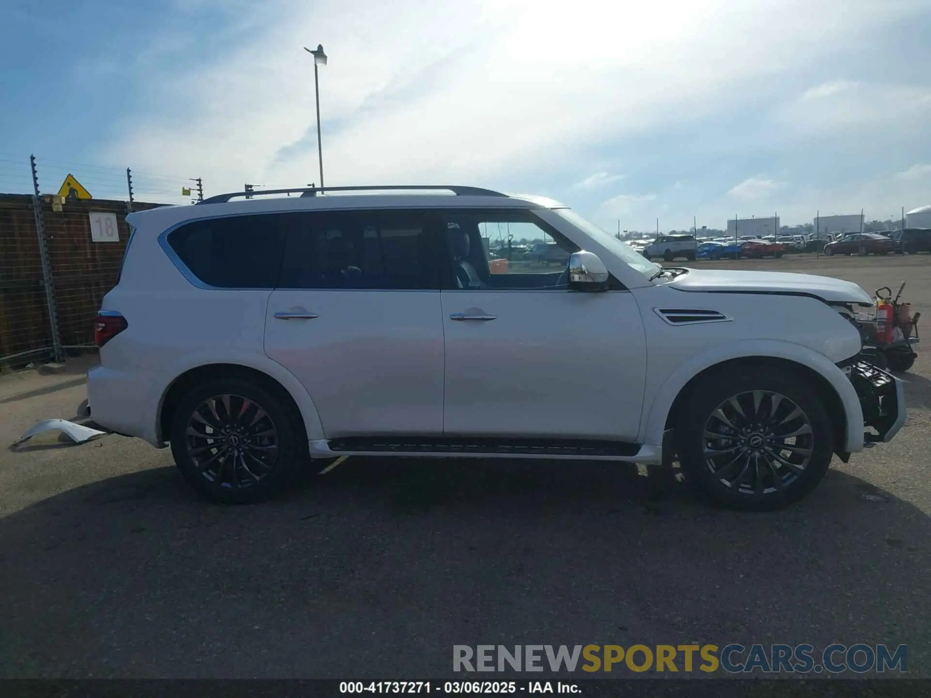 14 fotografías del automóvil dañado JN8AY2DB8P9835231 NISSAN ARMADA 2023