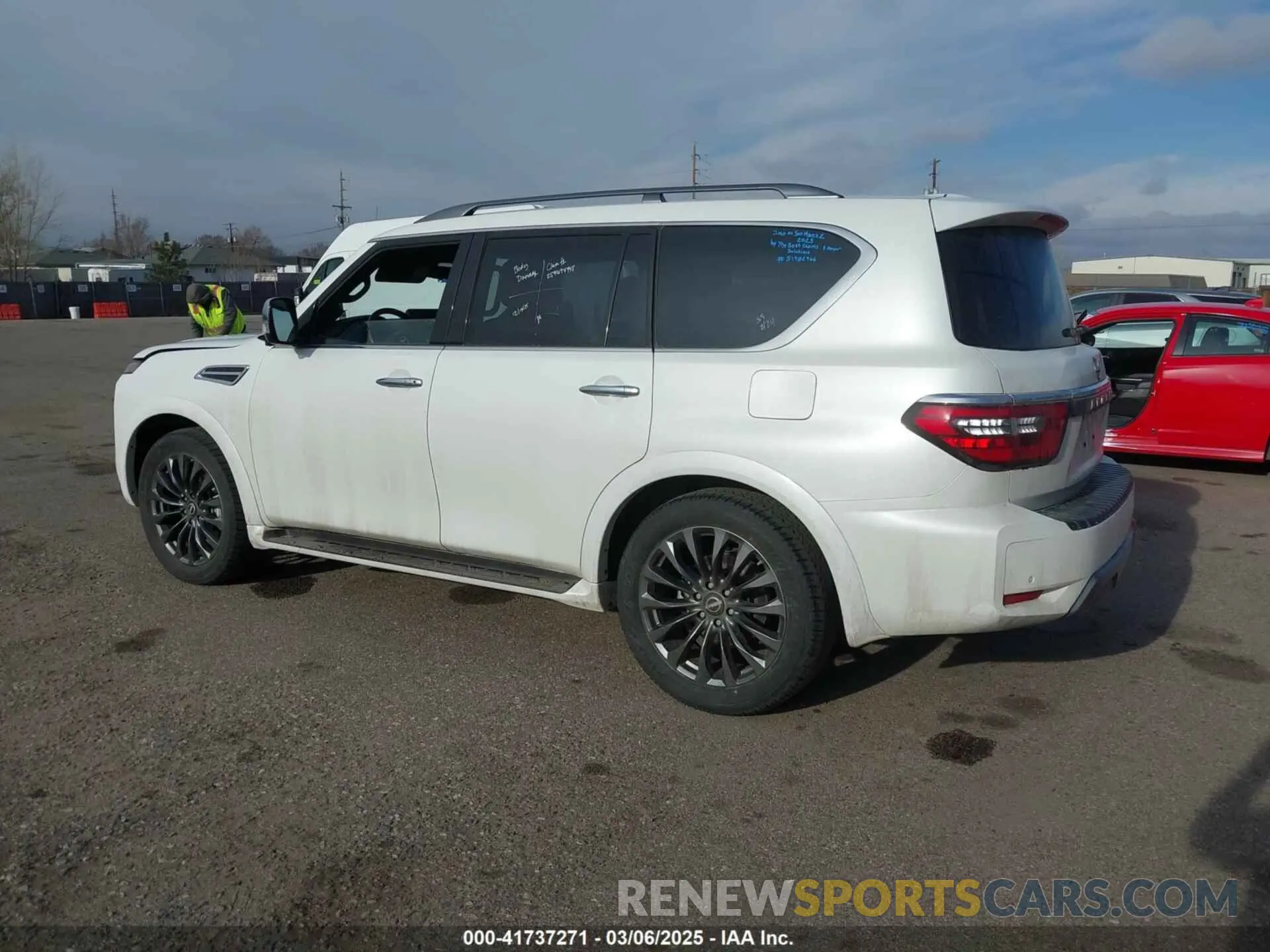 3 fotografías del automóvil dañado JN8AY2DB8P9835231 NISSAN ARMADA 2023