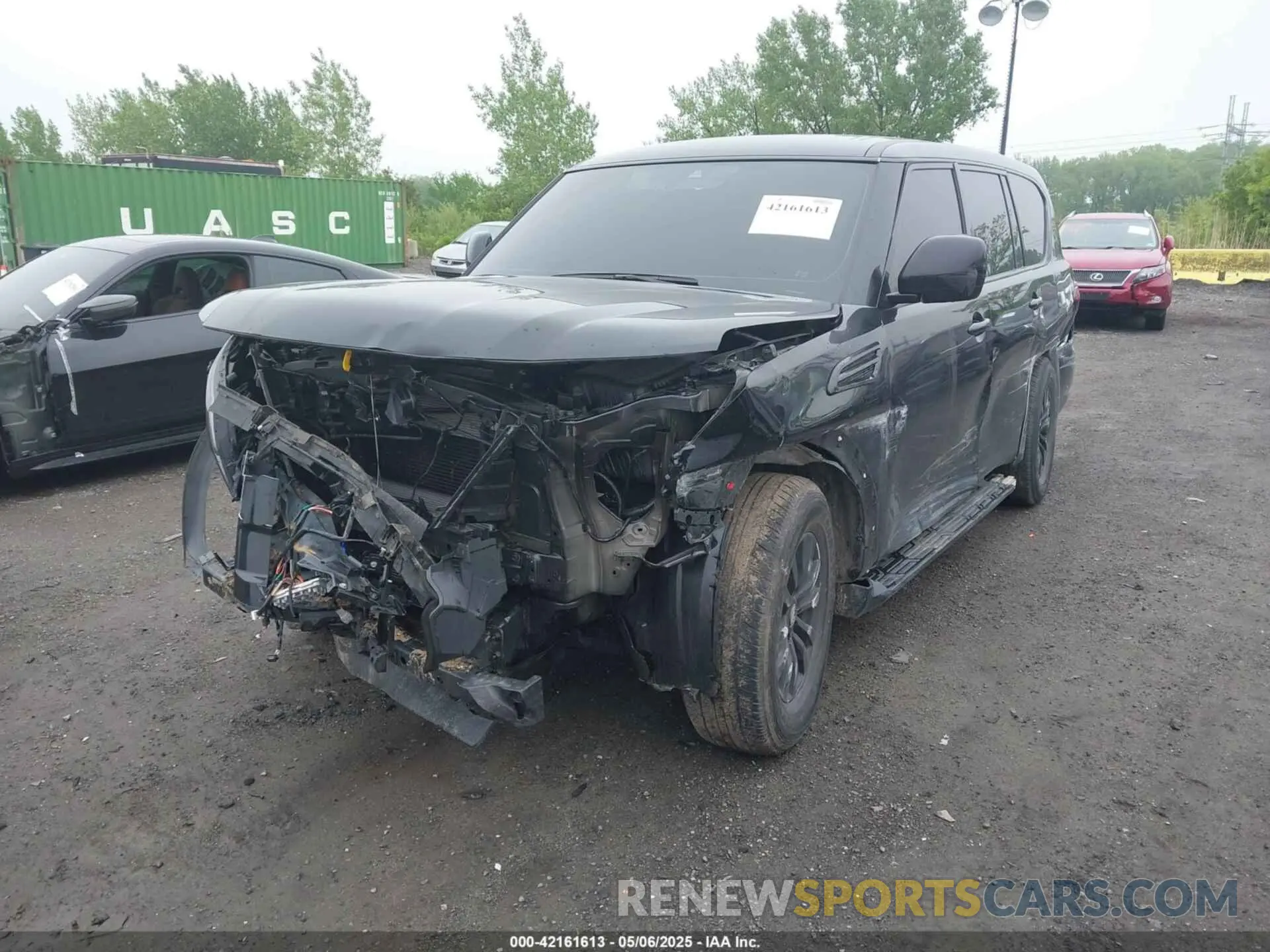 2 fotografías del automóvil dañado JN8AY2ED2P9695256 NISSAN ARMADA 2023