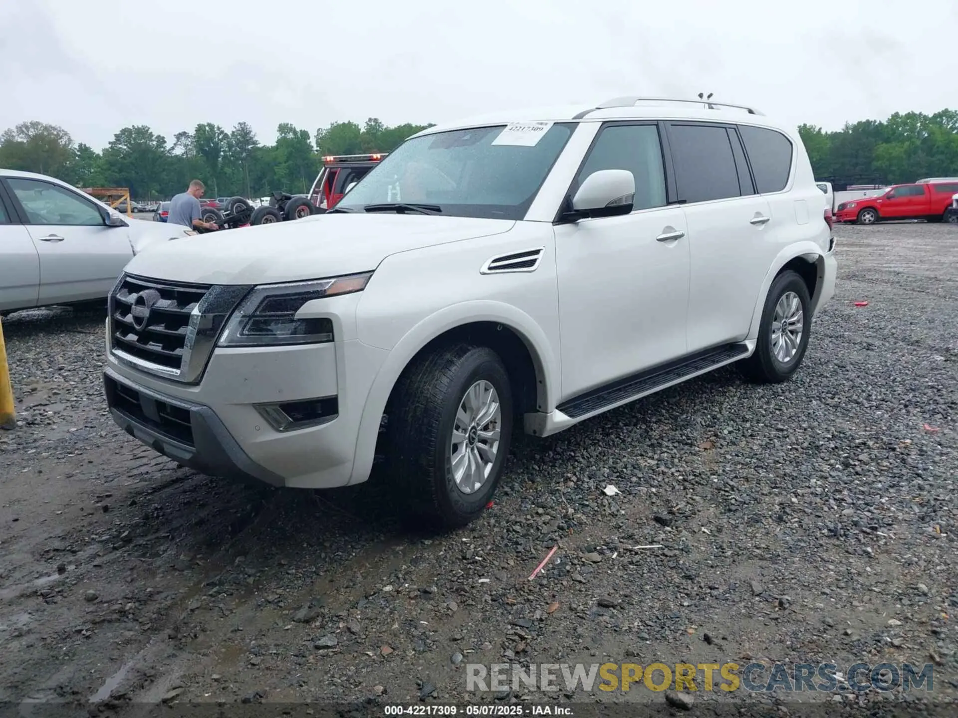 2 fotografías del automóvil dañado JN8AY2AC4R9195034 NISSAN ARMADA 2024