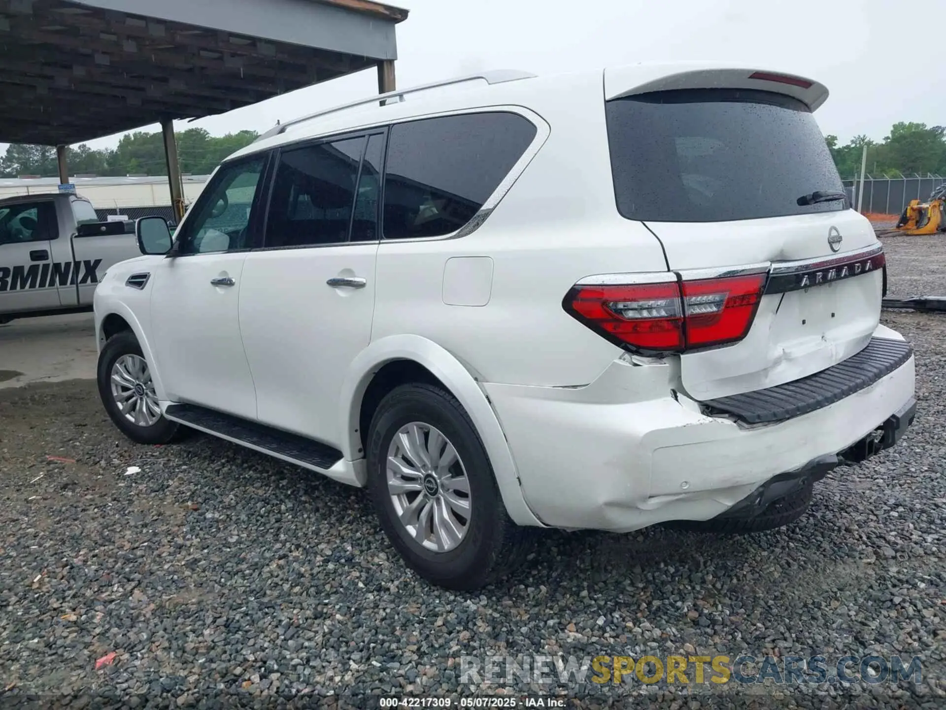 3 fotografías del automóvil dañado JN8AY2AC4R9195034 NISSAN ARMADA 2024