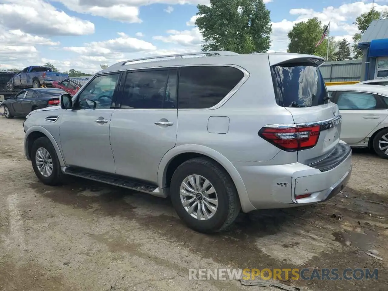2 fotografías del automóvil dañado JN8AY2AC6R9196993 NISSAN ARMADA 2024