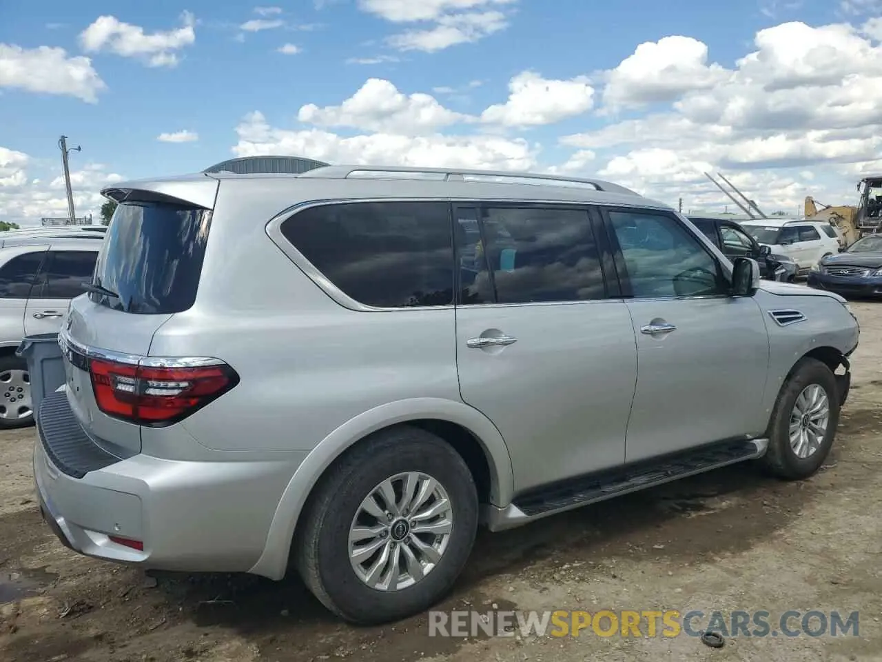 3 fotografías del automóvil dañado JN8AY2AC6R9196993 NISSAN ARMADA 2024