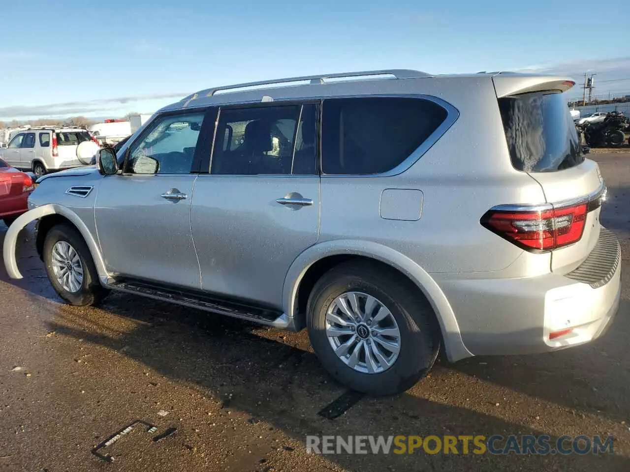 2 fotografías del automóvil dañado JN8AY2AD9R9709596 NISSAN ARMADA 2024