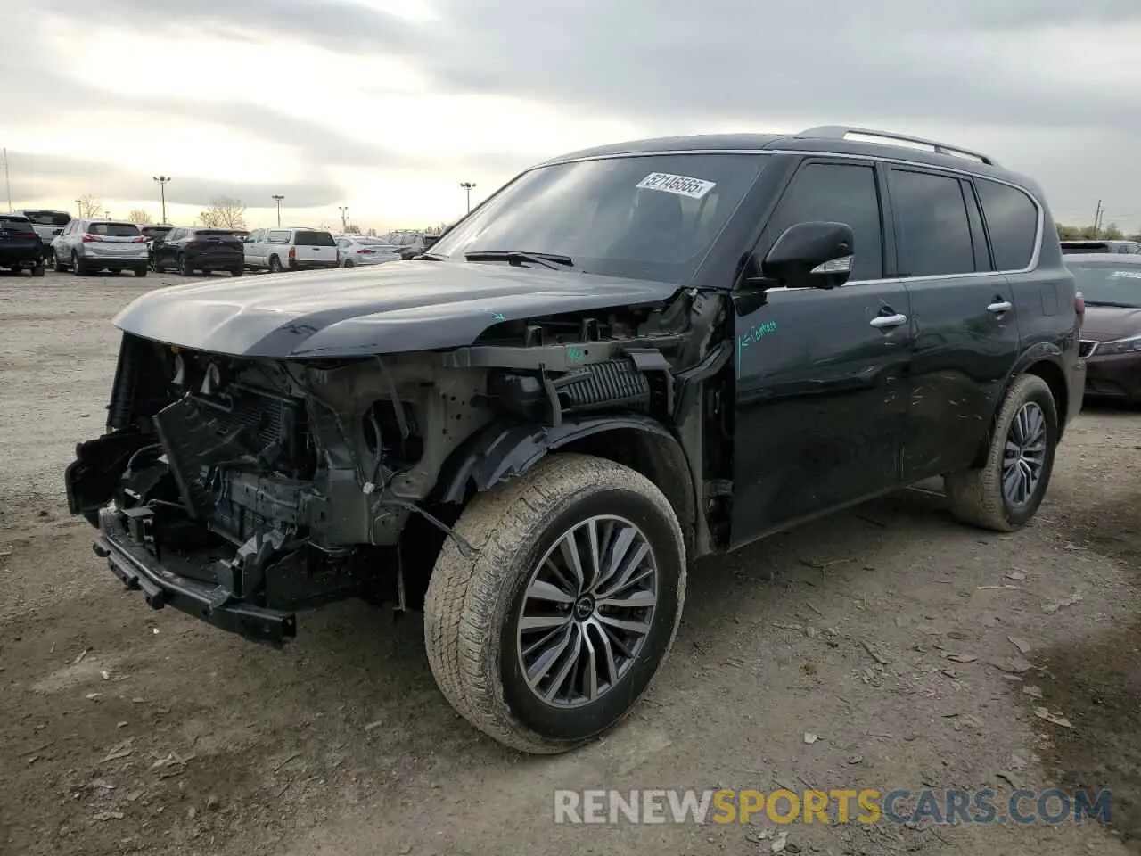 1 fotografías del automóvil dañado JN8AY2BB4R9852520 NISSAN ARMADA 2024