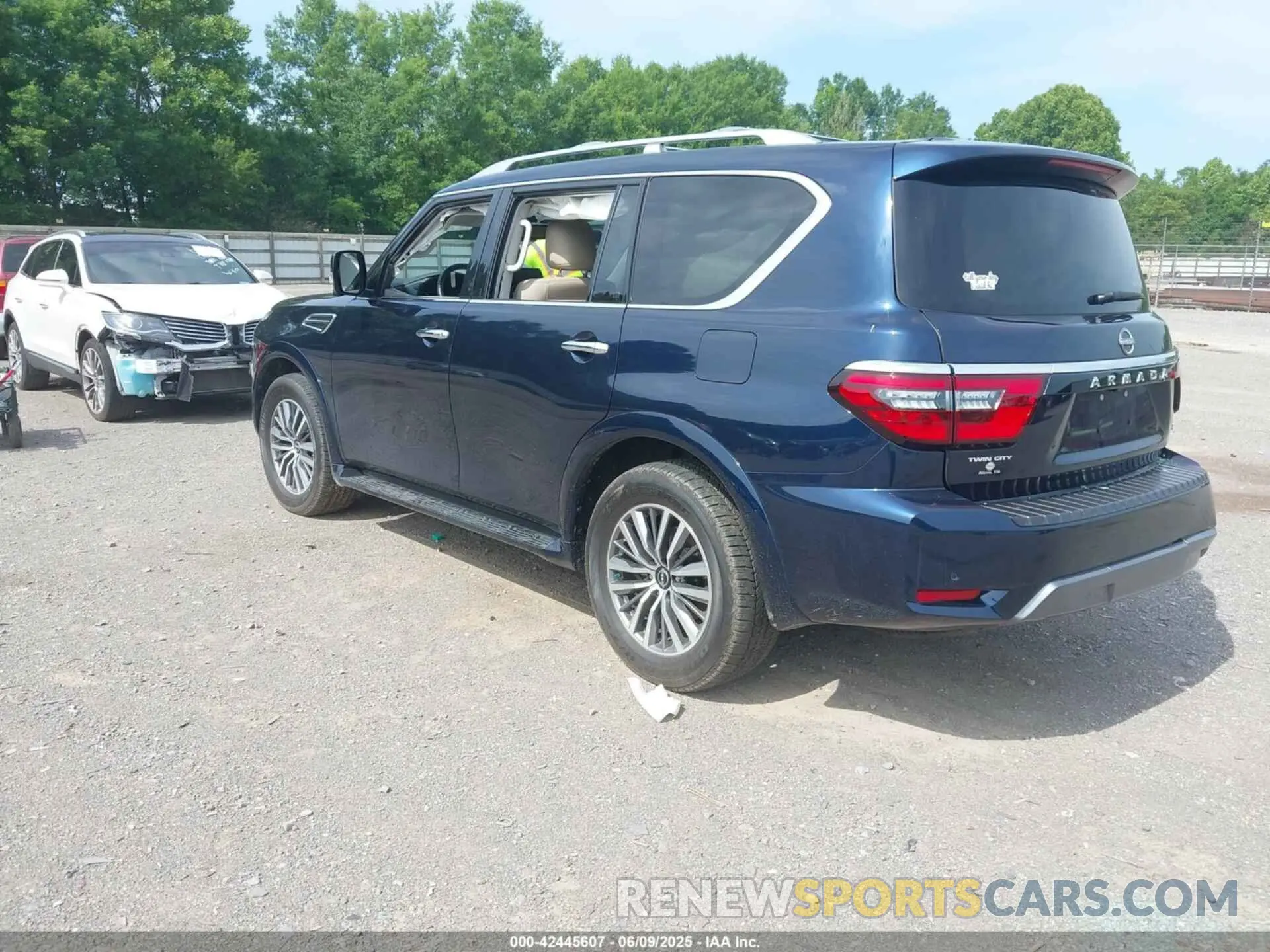 3 fotografías del automóvil dañado JN8AY2BD3R9706983 NISSAN ARMADA 2024