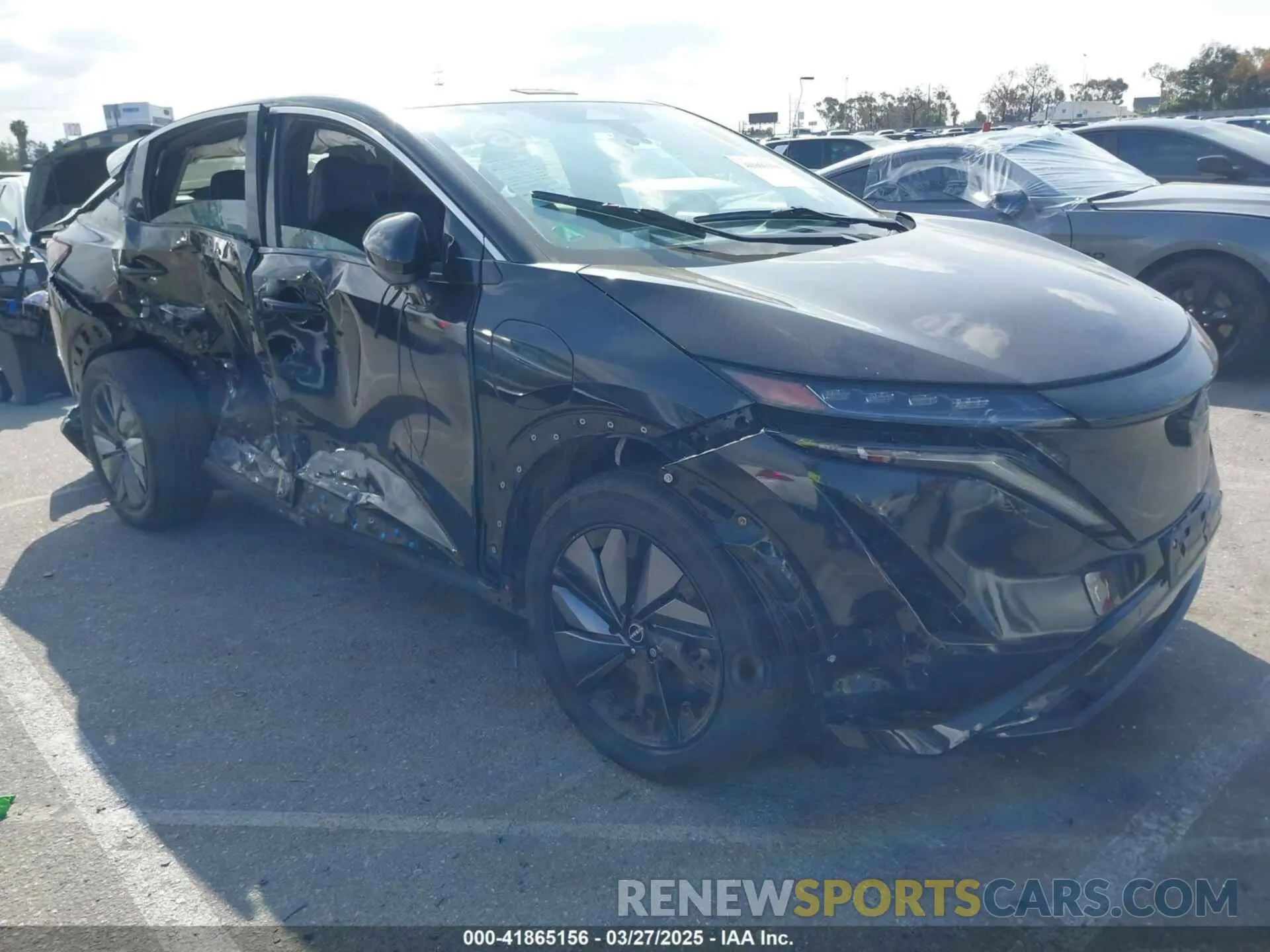 1 fotografías del automóvil dañado JN1AF0BA3PM407065 NISSAN ARYIA 2023