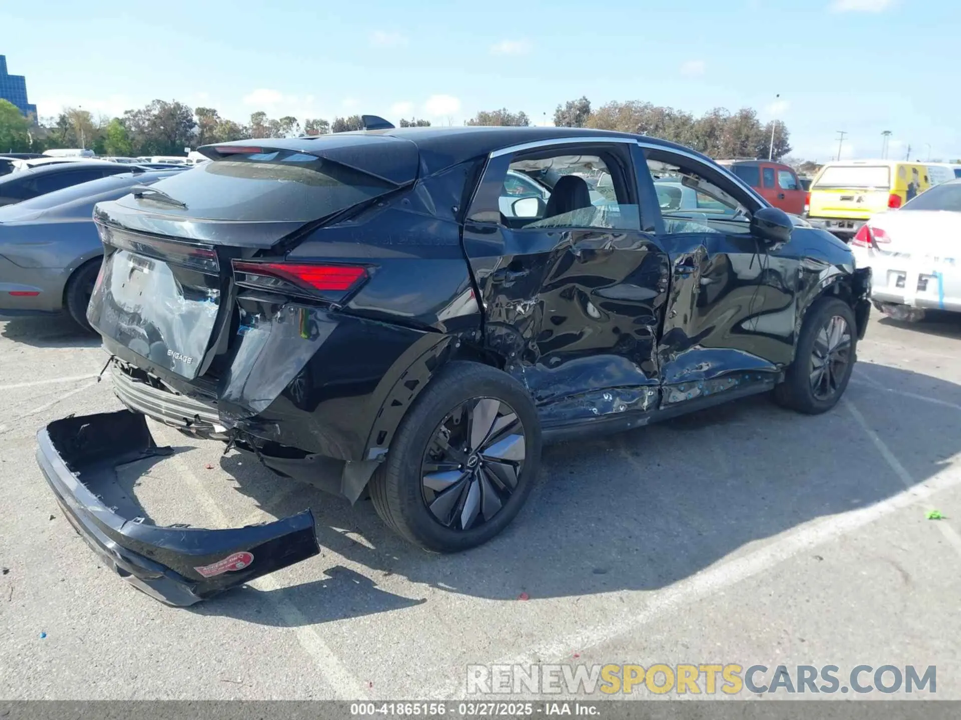 13 fotografías del automóvil dañado JN1AF0BA3PM407065 NISSAN ARYIA 2023