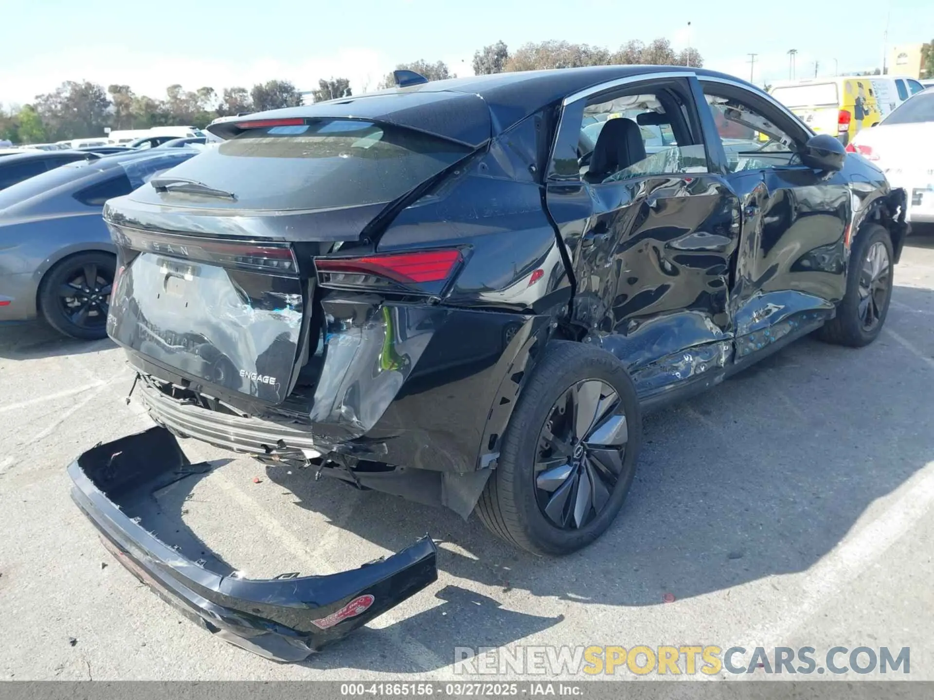 4 fotografías del automóvil dañado JN1AF0BA3PM407065 NISSAN ARYIA 2023