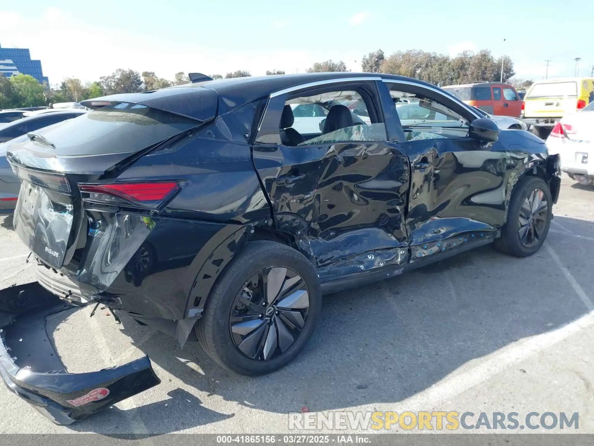 6 fotografías del automóvil dañado JN1AF0BA3PM407065 NISSAN ARYIA 2023