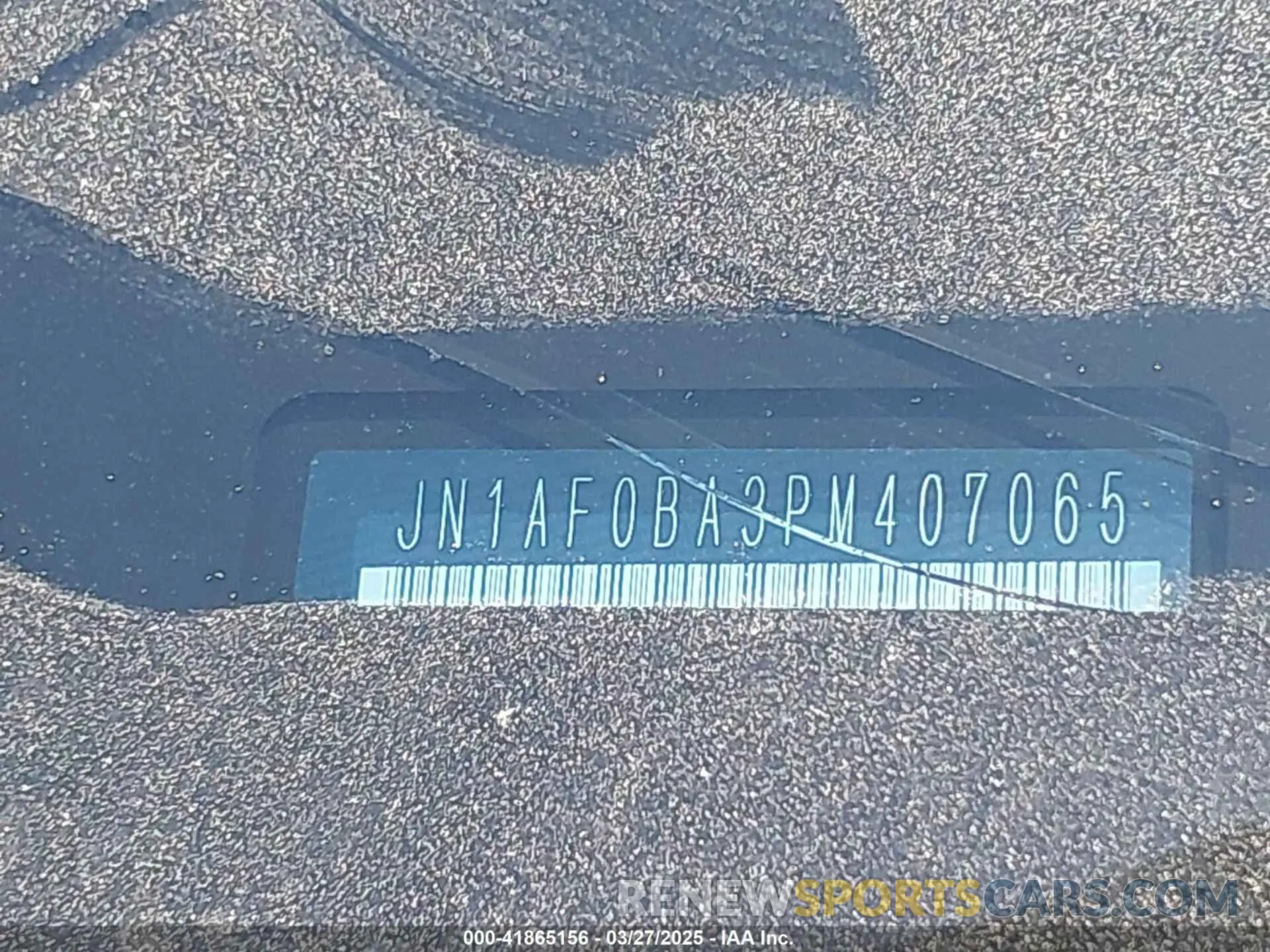 9 fotografías del automóvil dañado JN1AF0BA3PM407065 NISSAN ARYIA 2023
