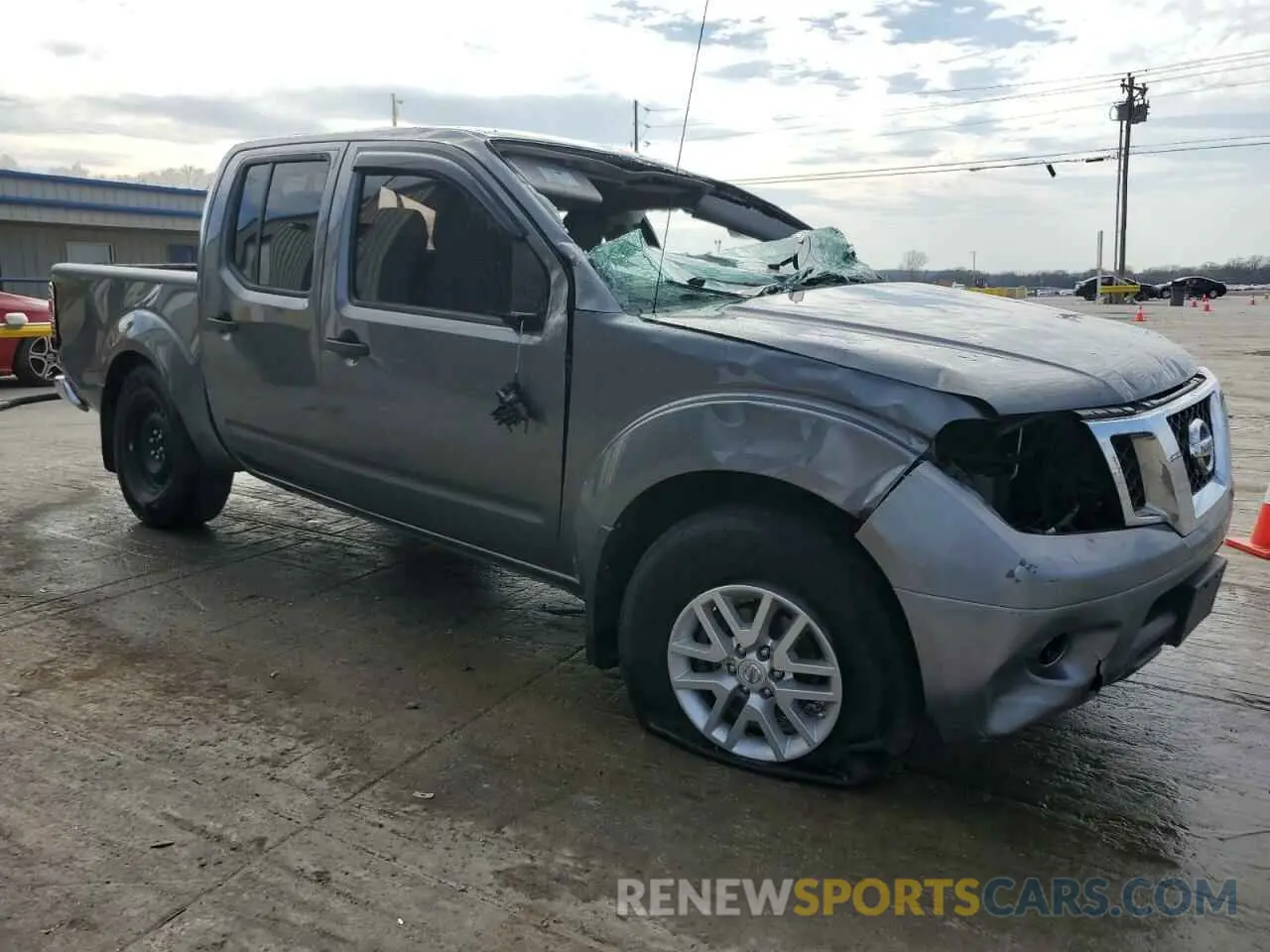 4 fotografías del automóvil dañado 1N6AD0ER1KN764068 NISSAN FRONTIER 2019