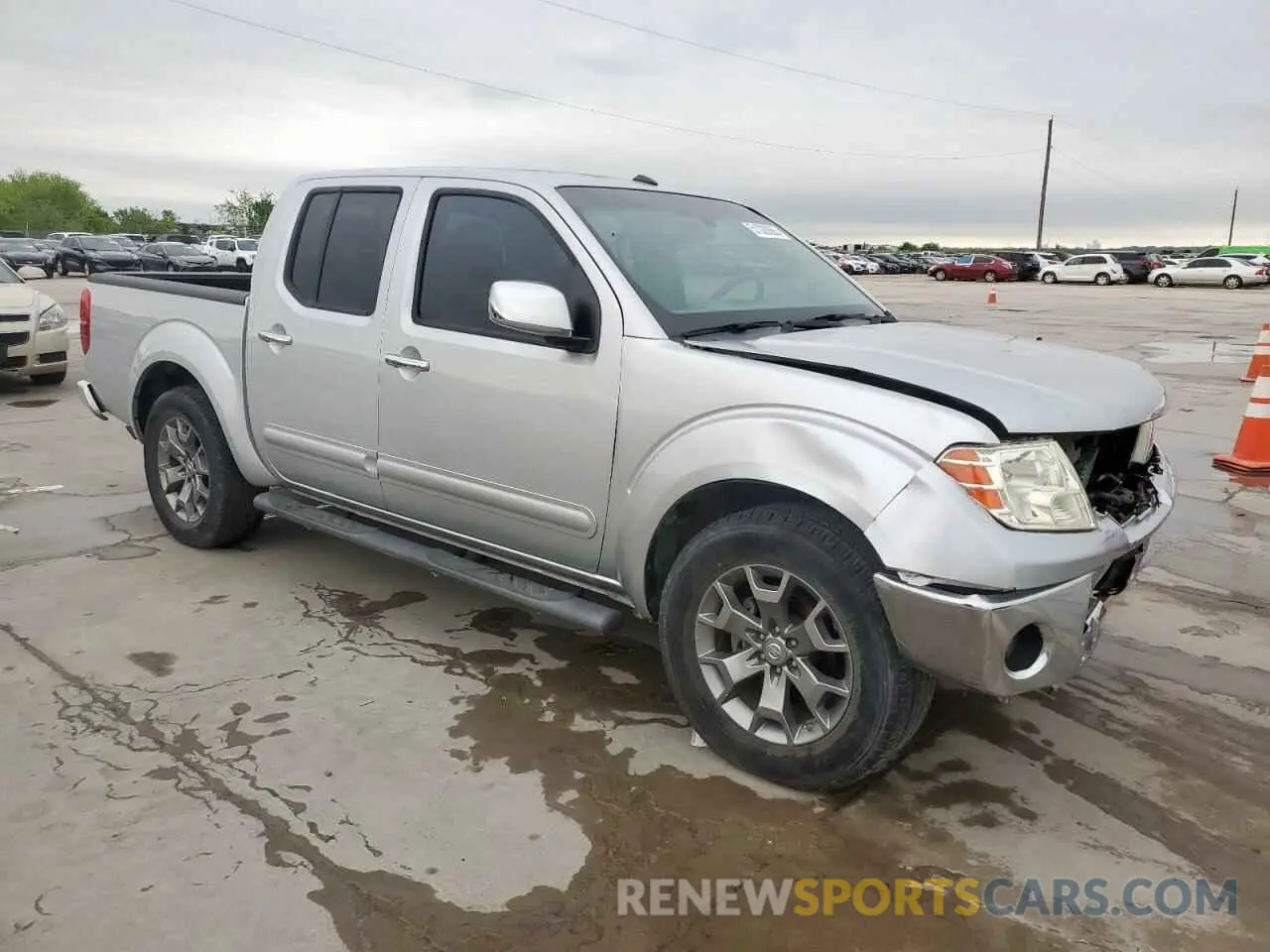 4 fotografías del automóvil dañado 1N6AD0ER5KN744616 NISSAN FRONTIER 2019
