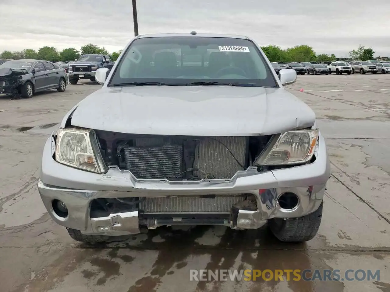 5 fotografías del automóvil dañado 1N6AD0ER5KN744616 NISSAN FRONTIER 2019