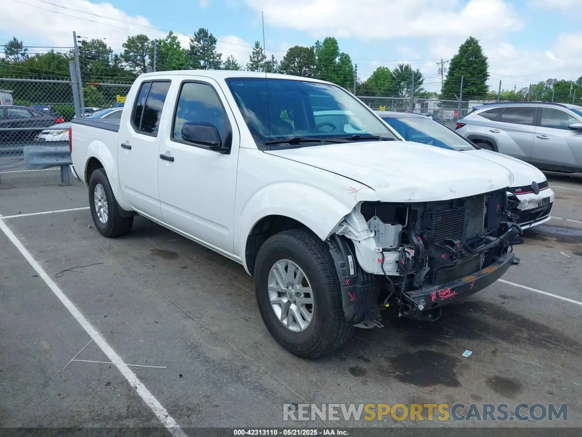 1 fotografías del automóvil dañado 1N6AD0ER8KN704739 NISSAN FRONTIER 2019
