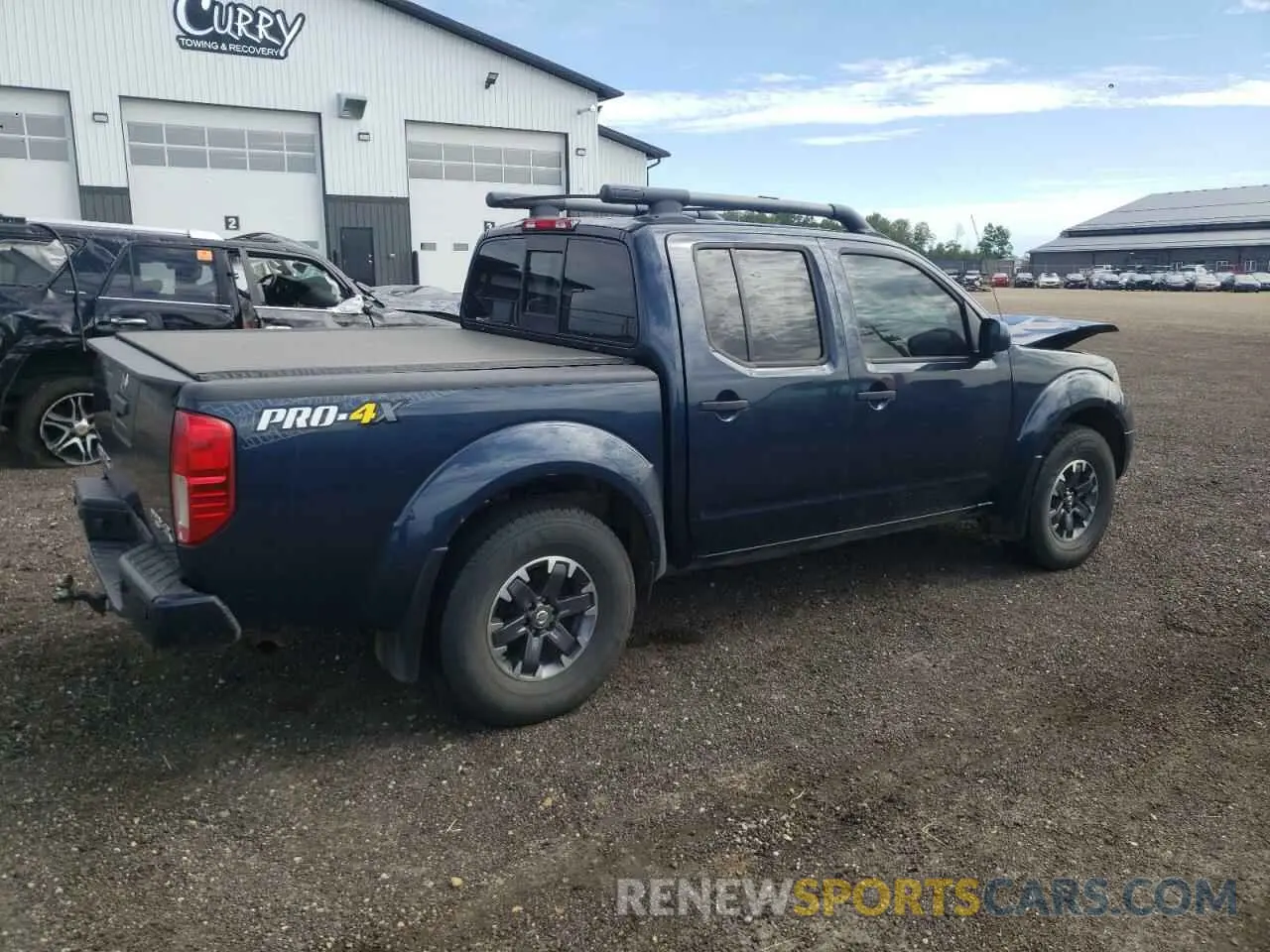 3 fotografías del automóvil dañado 1N6AD0EV2KN752797 NISSAN FRONTIER 2019