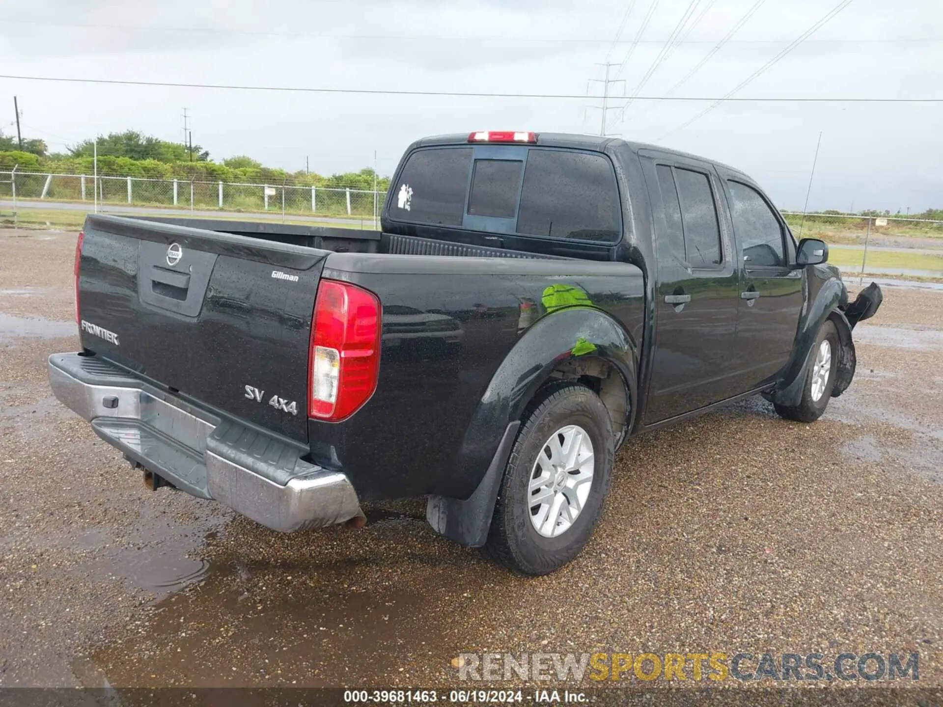 4 fotografías del automóvil dañado 1N6AD0EV3KN729576 NISSAN FRONTIER 2019