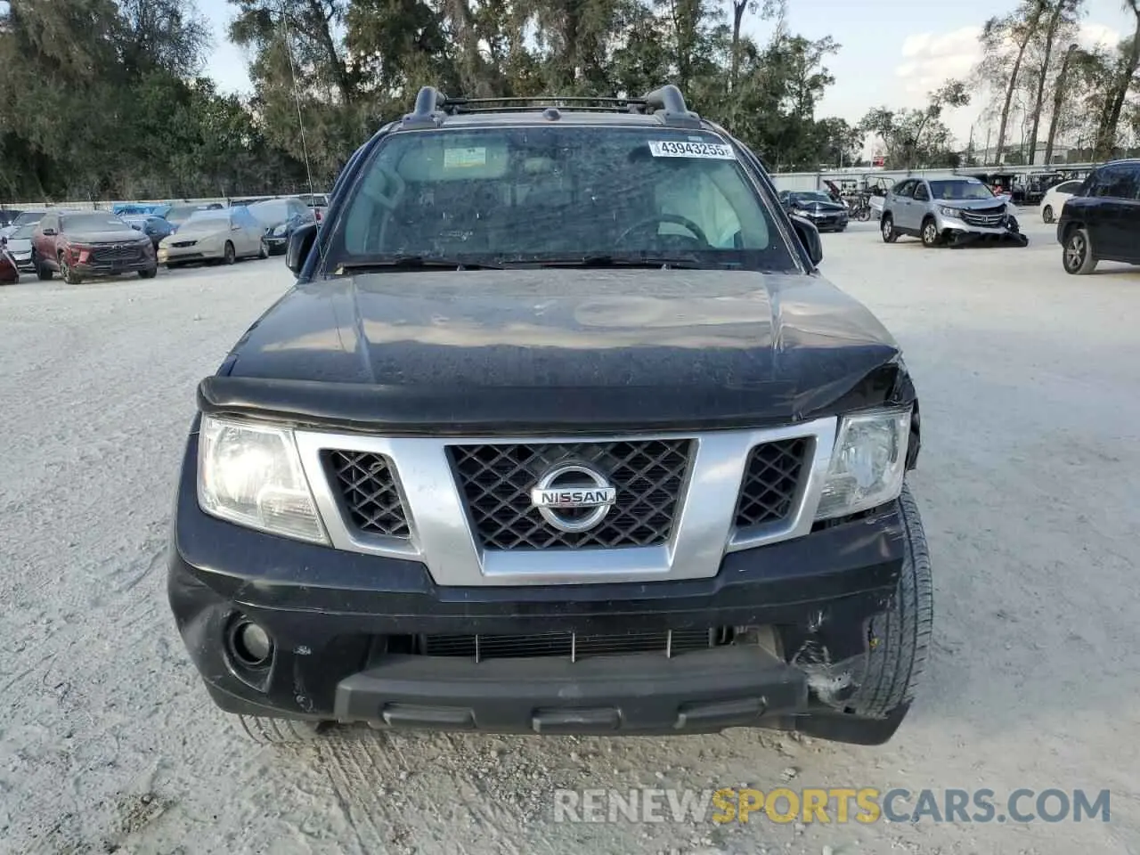 5 fotografías del automóvil dañado 1N6AD0EV3KN760634 NISSAN FRONTIER 2019