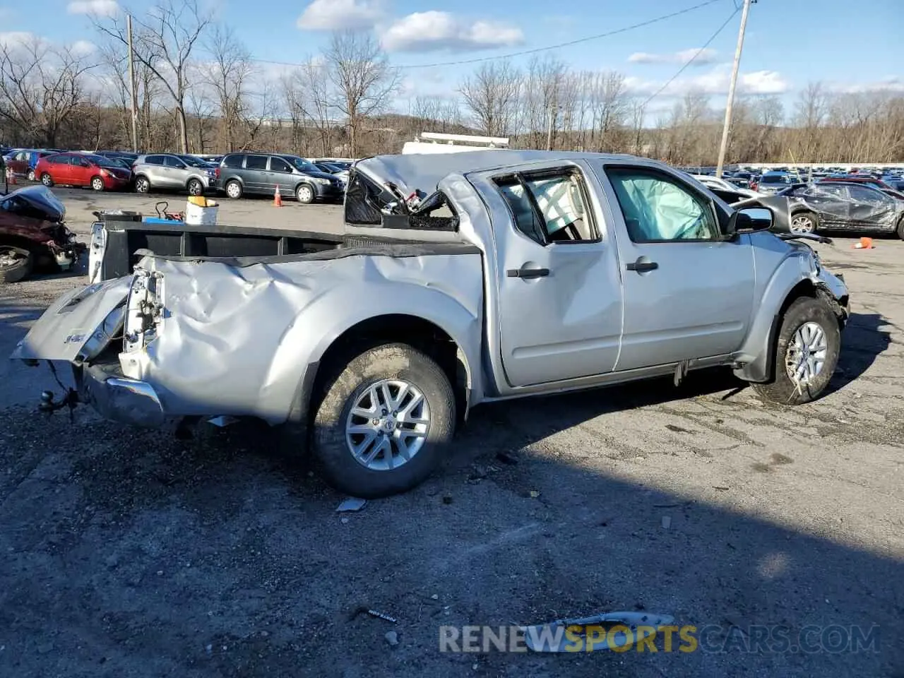 3 fotografías del automóvil dañado 1N6AD0EV5KN740711 NISSAN FRONTIER 2019