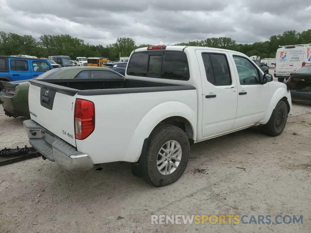 3 fotografías del automóvil dañado 1N6AD0EV7KN791238 NISSAN FRONTIER 2019