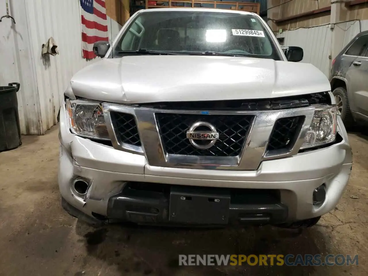 5 fotografías del automóvil dañado 1N6AD0EV8KN704091 NISSAN FRONTIER 2019