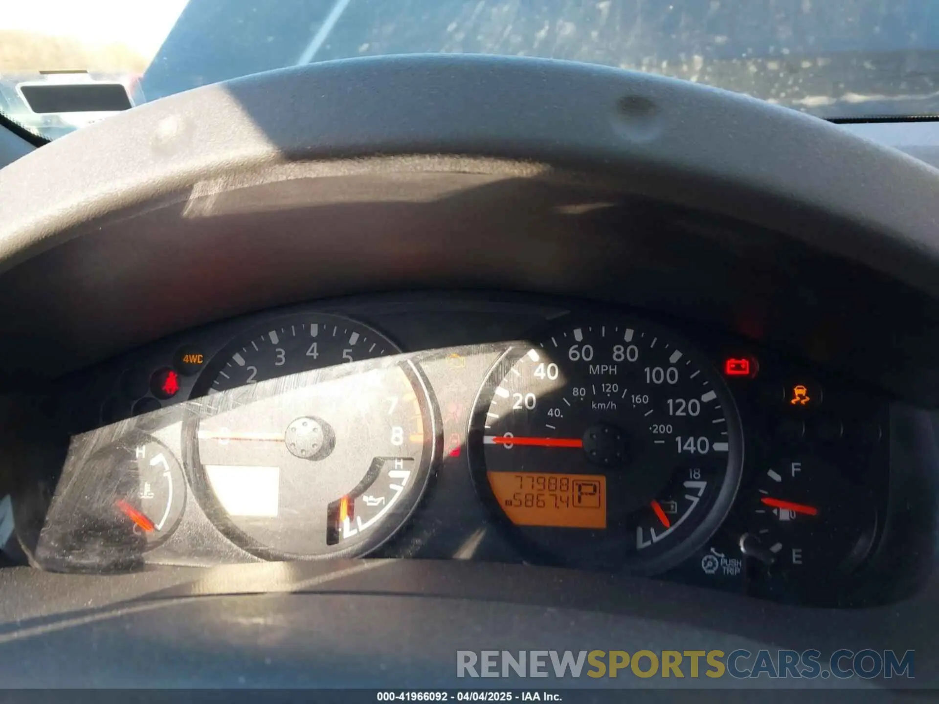 7 fotografías del automóvil dañado 1N6AD0EV8KN795766 NISSAN FRONTIER 2019