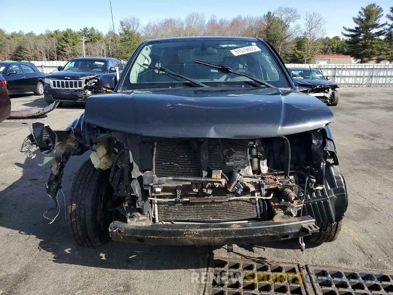5 fotografías del automóvil dañado 1N6BD0CT2KN742597 NISSAN FRONTIER 2019