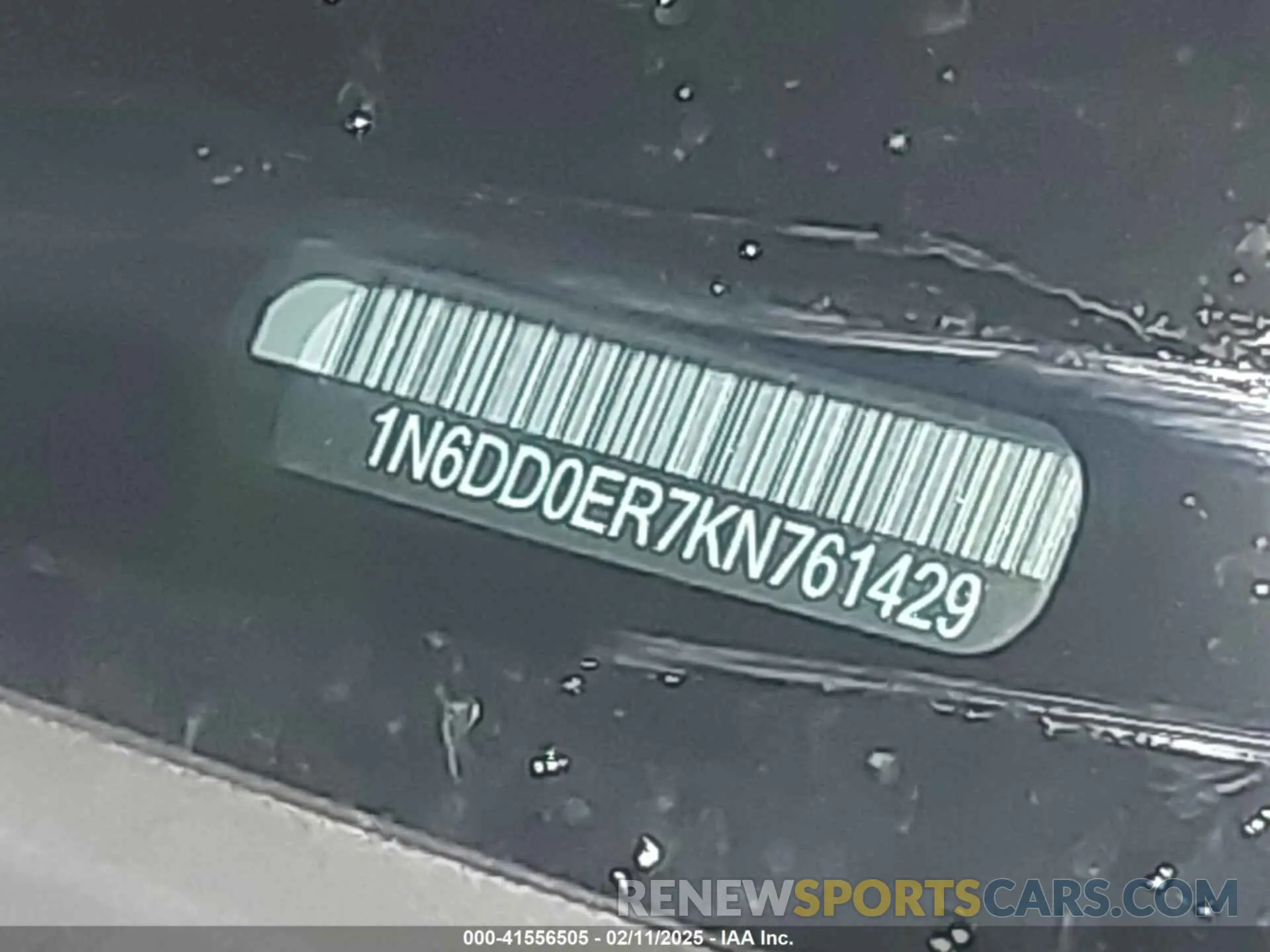 9 fotografías del automóvil dañado 1N6DD0ER7KN761429 NISSAN FRONTIER 2019