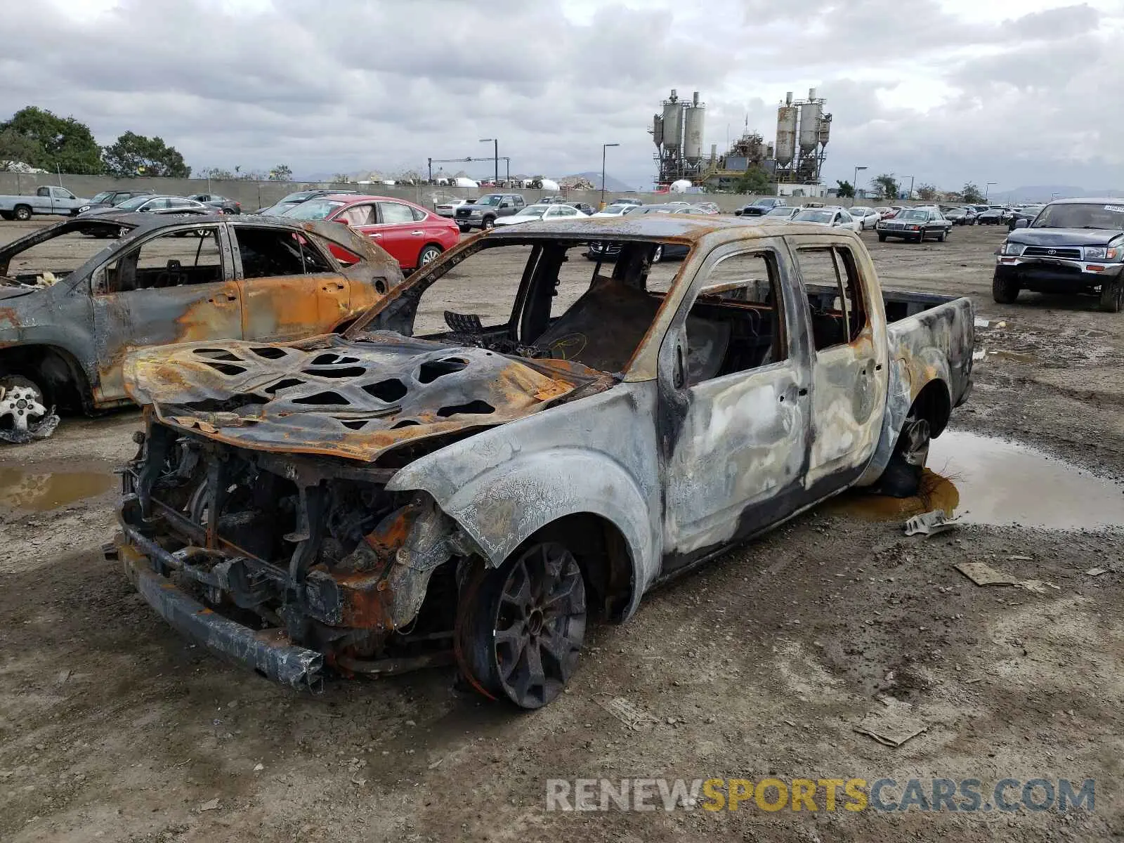 2 fotografías del automóvil dañado 1N6ED0EA6LN722198 NISSAN FRONTIER 2020