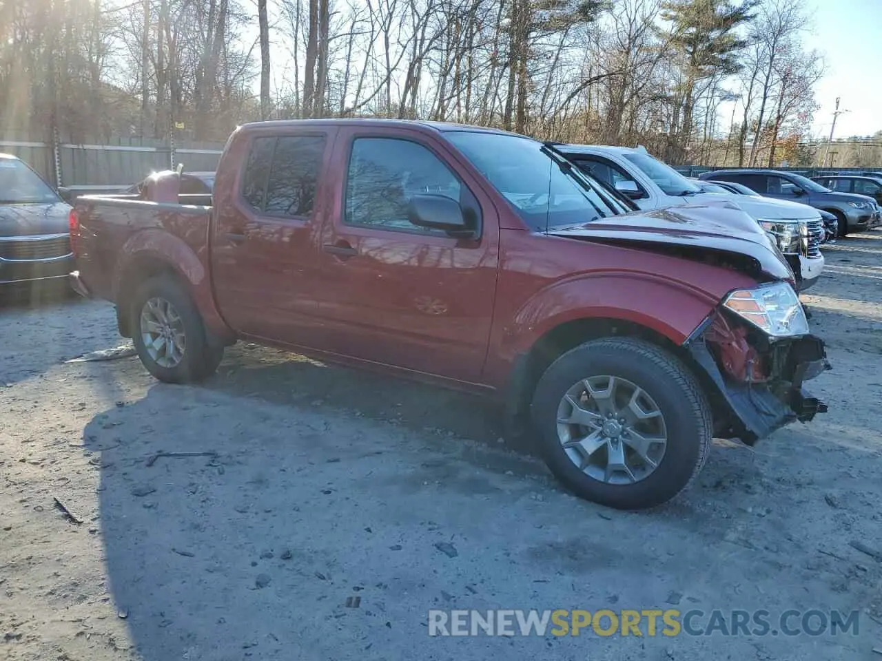 4 fotografías del automóvil dañado 1N6ED0EB4LN710799 NISSAN FRONTIER 2020