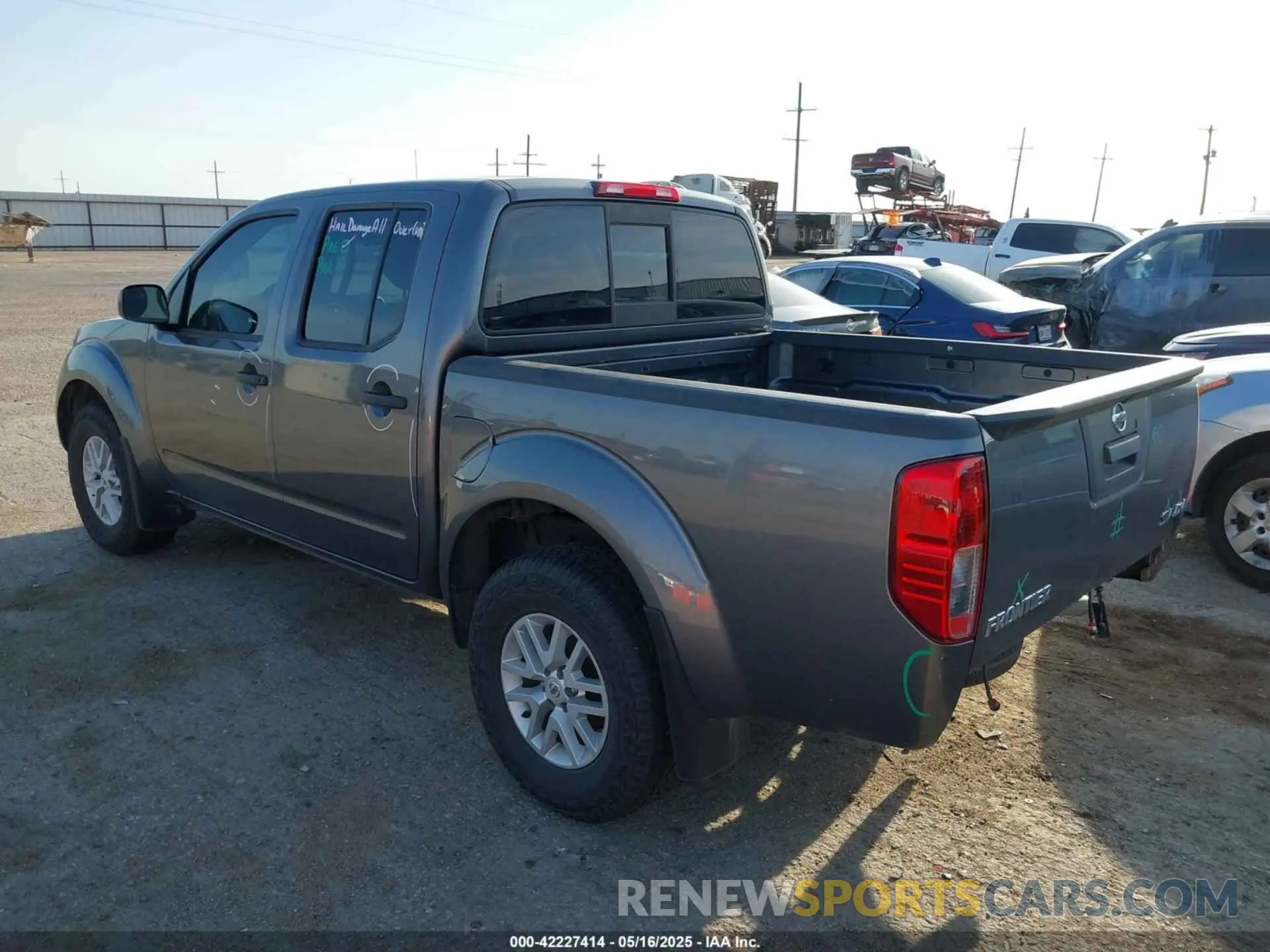 3 fotografías del automóvil dañado 1N6ED0EB2MN702654 NISSAN FRONTIER 2021