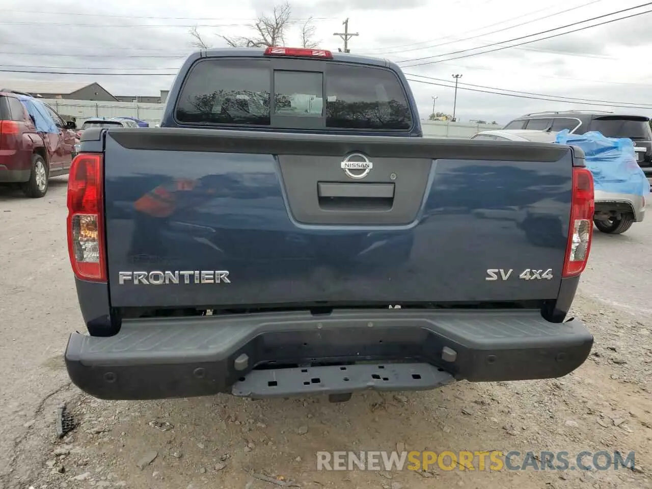 6 fotografías del automóvil dañado 1N6ED0EB2MN715226 NISSAN FRONTIER 2021
