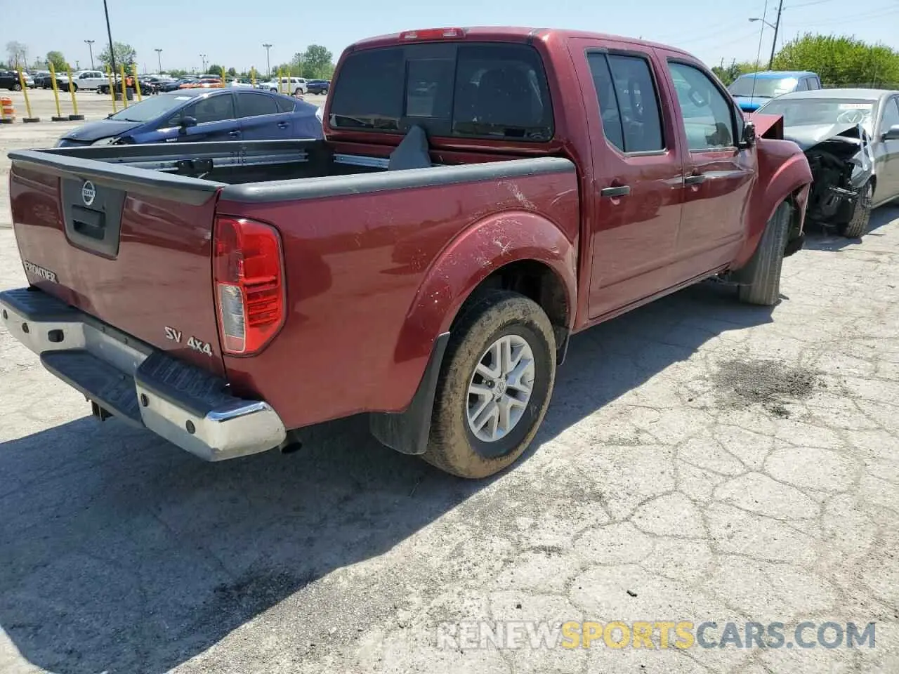 3 fotografías del automóvil dañado 1N6ED0EB6MN715066 NISSAN FRONTIER 2021