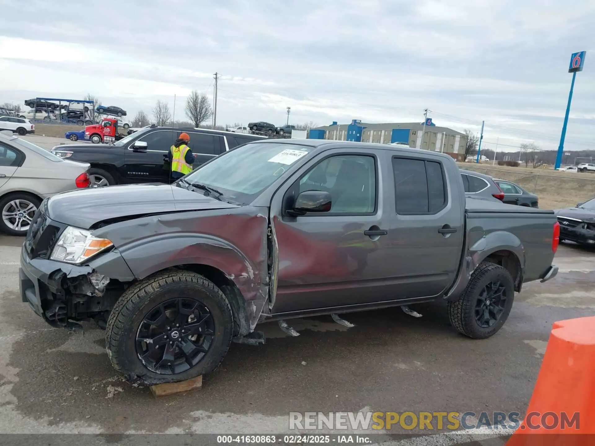 14 fotografías del automóvil dañado 1N6ED0EBXMN721114 NISSAN FRONTIER 2021