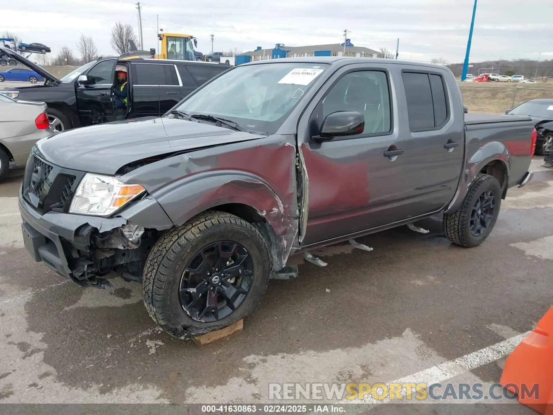 2 fotografías del automóvil dañado 1N6ED0EBXMN721114 NISSAN FRONTIER 2021