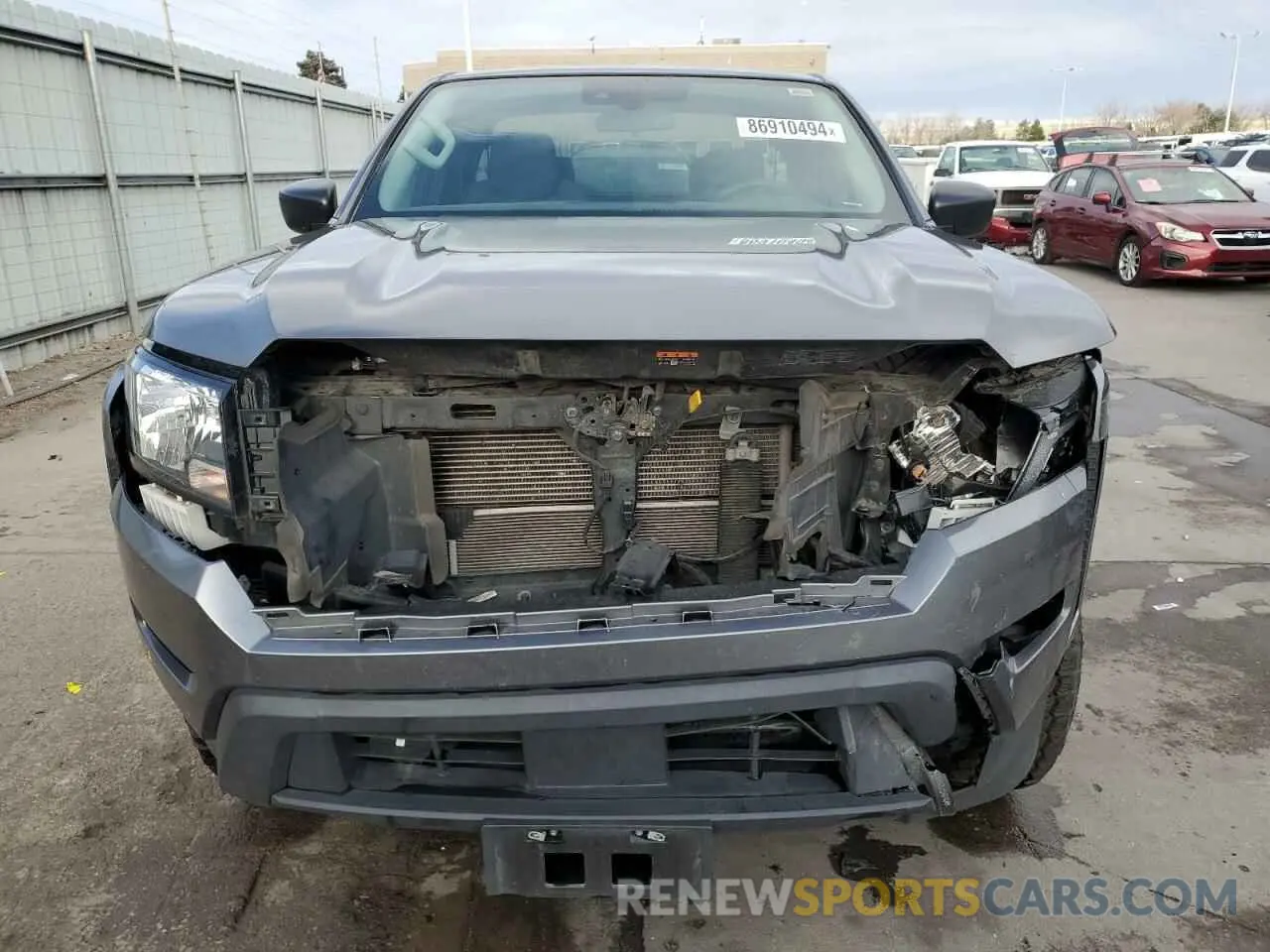 5 fotografías del automóvil dañado 1N6ED1CL7NN625427 NISSAN FRONTIER 2022