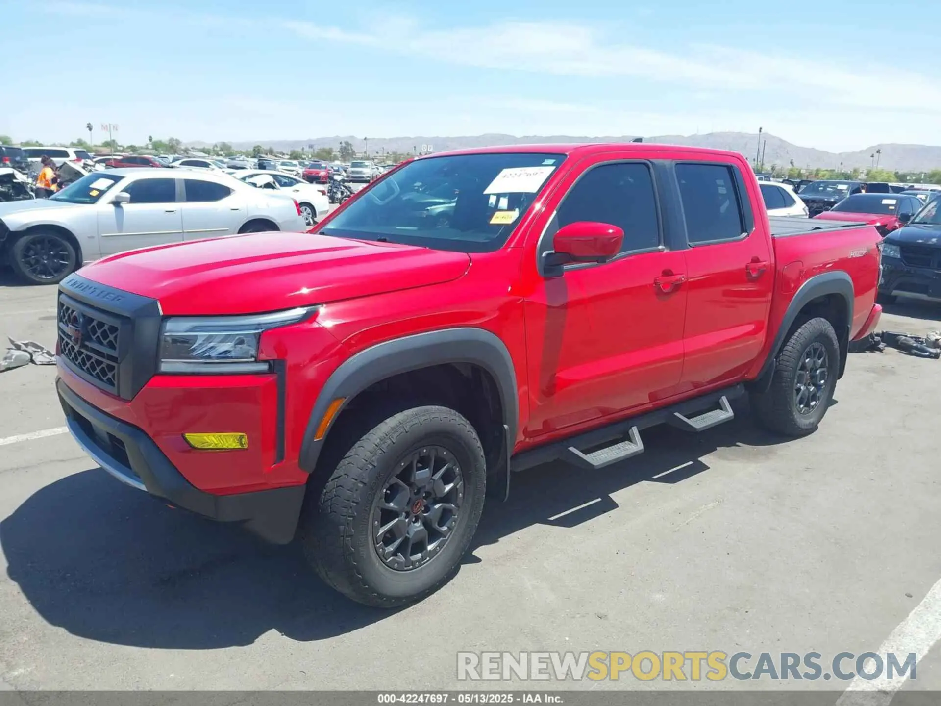 2 fotografías del automóvil dañado 1N6ED1EJ0NN617052 NISSAN FRONTIER 2022