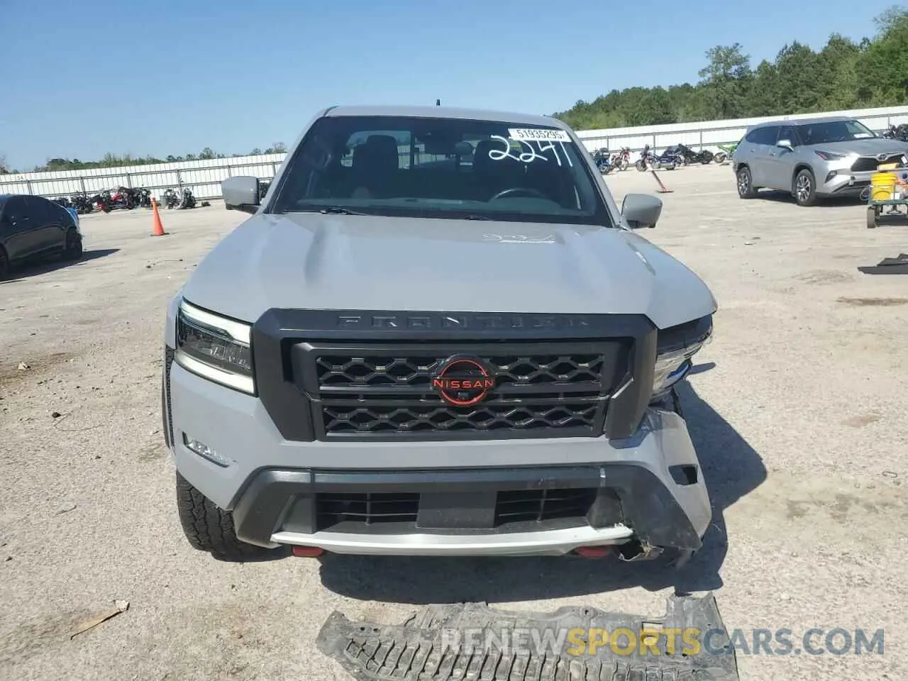 5 fotografías del automóvil dañado 1N6ED1EJ5NN679157 NISSAN FRONTIER 2022