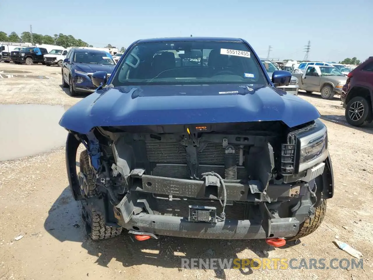 5 fotografías del automóvil dañado 1N6ED1EJ5NN685055 NISSAN FRONTIER 2022