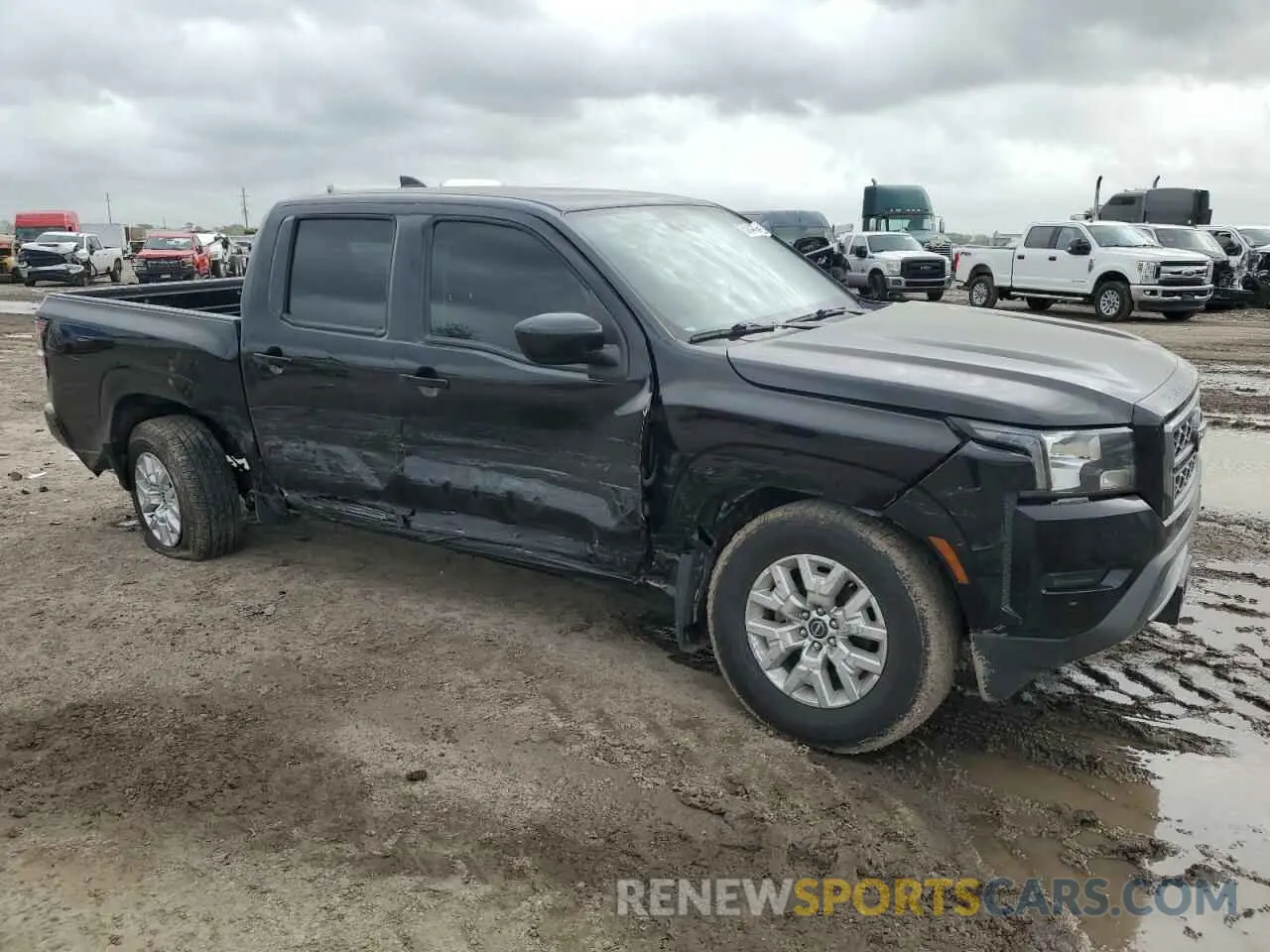 4 fotografías del automóvil dañado 1N6ED1EJ5NN695813 NISSAN FRONTIER 2022