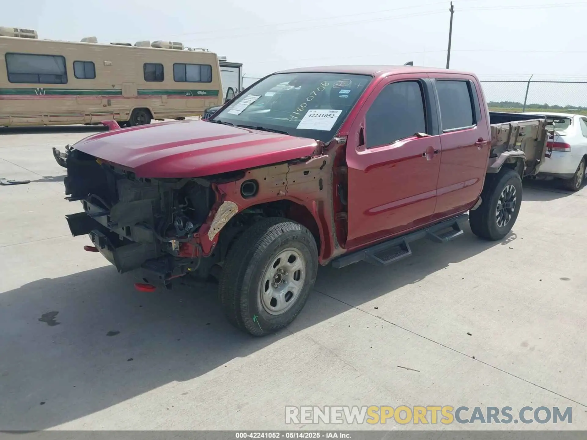 2 fotografías del automóvil dañado 1N6ED1EJ8NN672400 NISSAN FRONTIER 2022