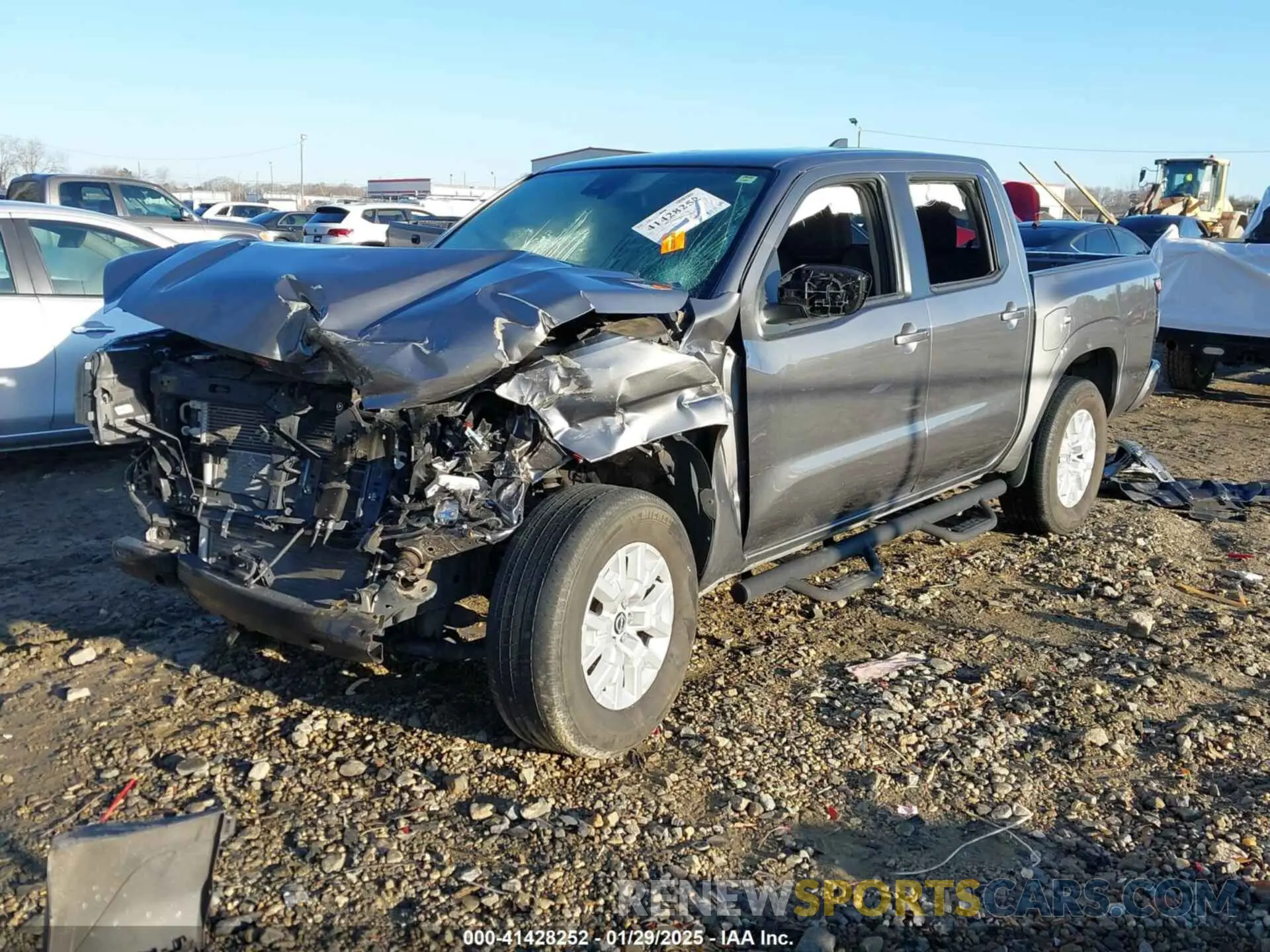 2 fotografías del automóvil dañado 1N6ED1EJ9NN637574 NISSAN FRONTIER 2022