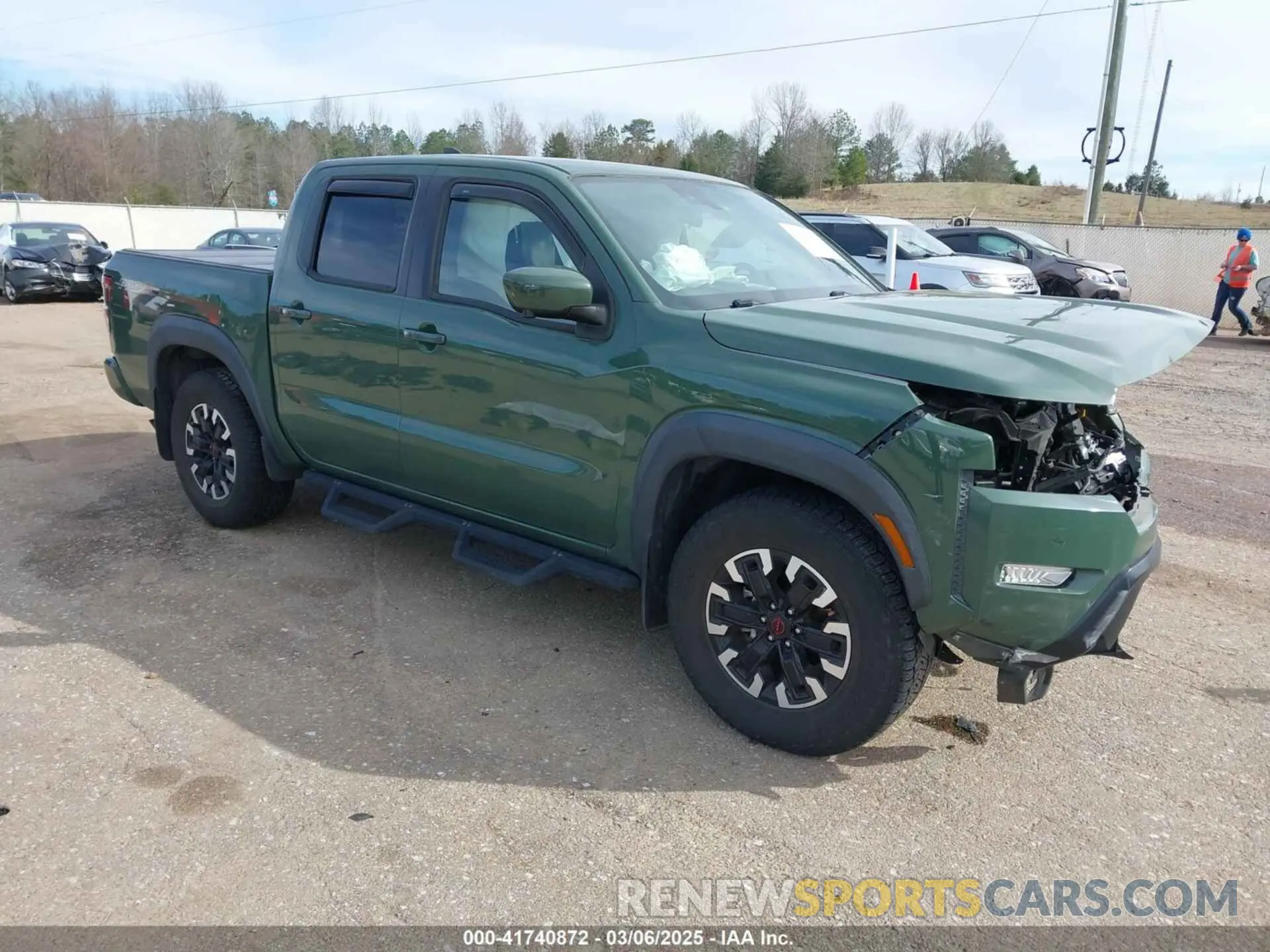 1 fotografías del automóvil dañado 1N6ED1EJXNN628236 NISSAN FRONTIER 2022