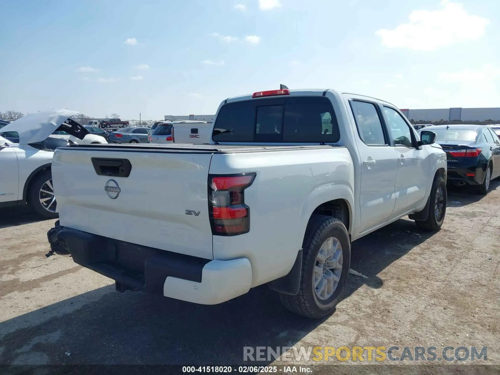 4 fotografías del automóvil dañado 1N6ED1EJXNN693314 NISSAN FRONTIER 2022