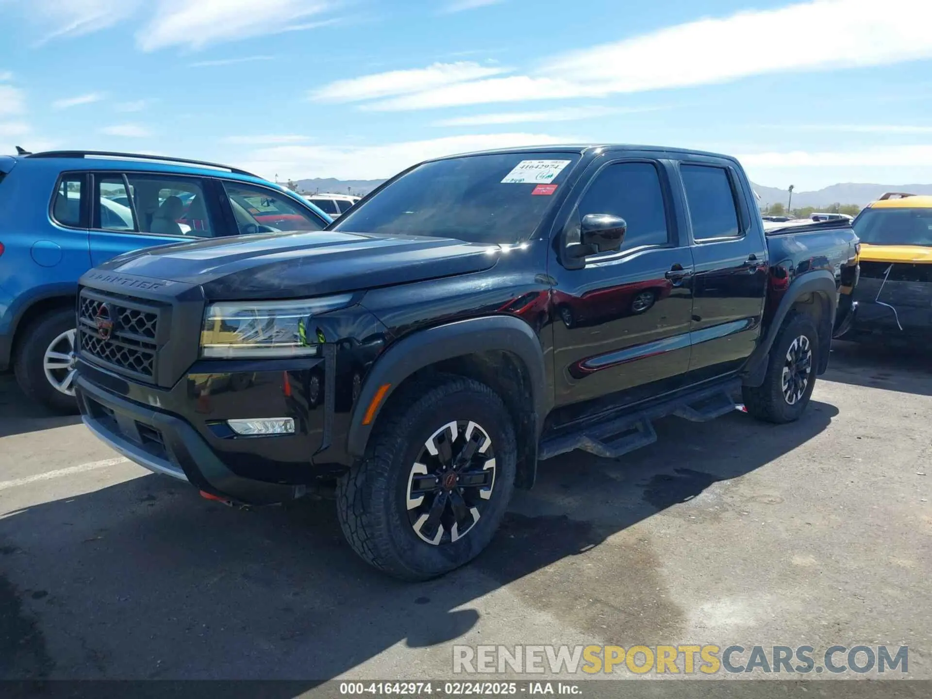 2 fotografías del automóvil dañado 1N6ED1EK1NN604772 NISSAN FRONTIER 2022