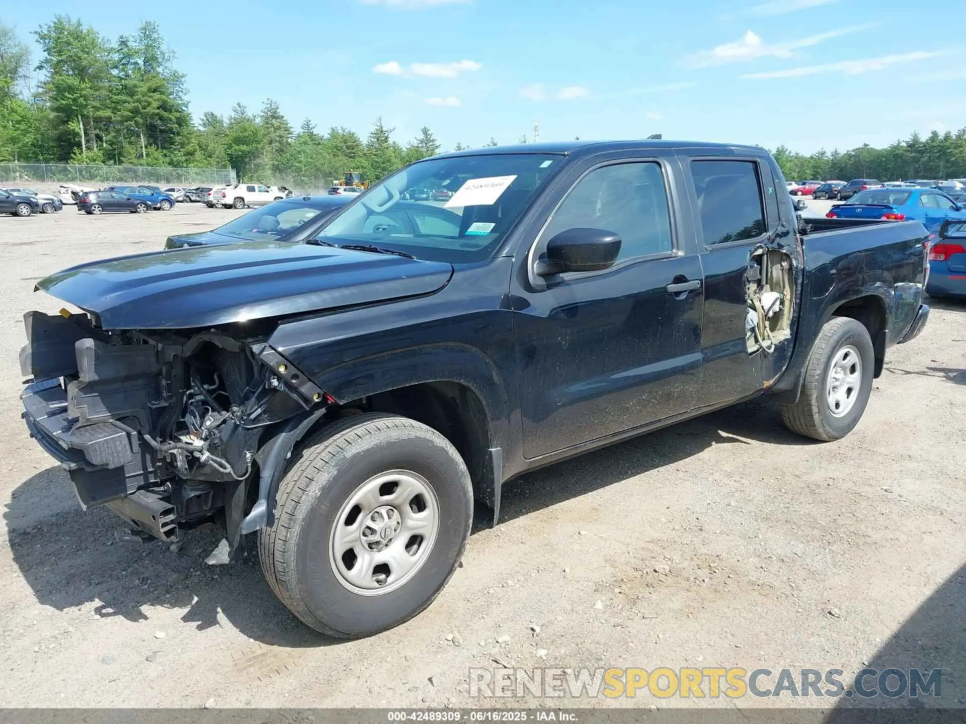 2 fotografías del automóvil dañado 1N6ED1EK6NN630445 NISSAN FRONTIER 2022